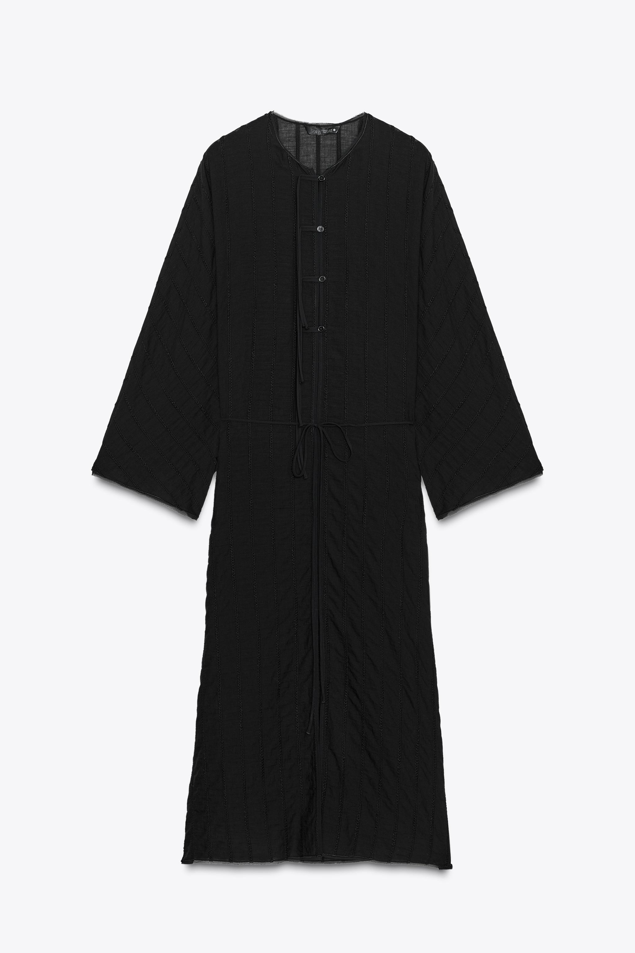 ZW COLLECTION MIDI FROG FASTENER DRESS