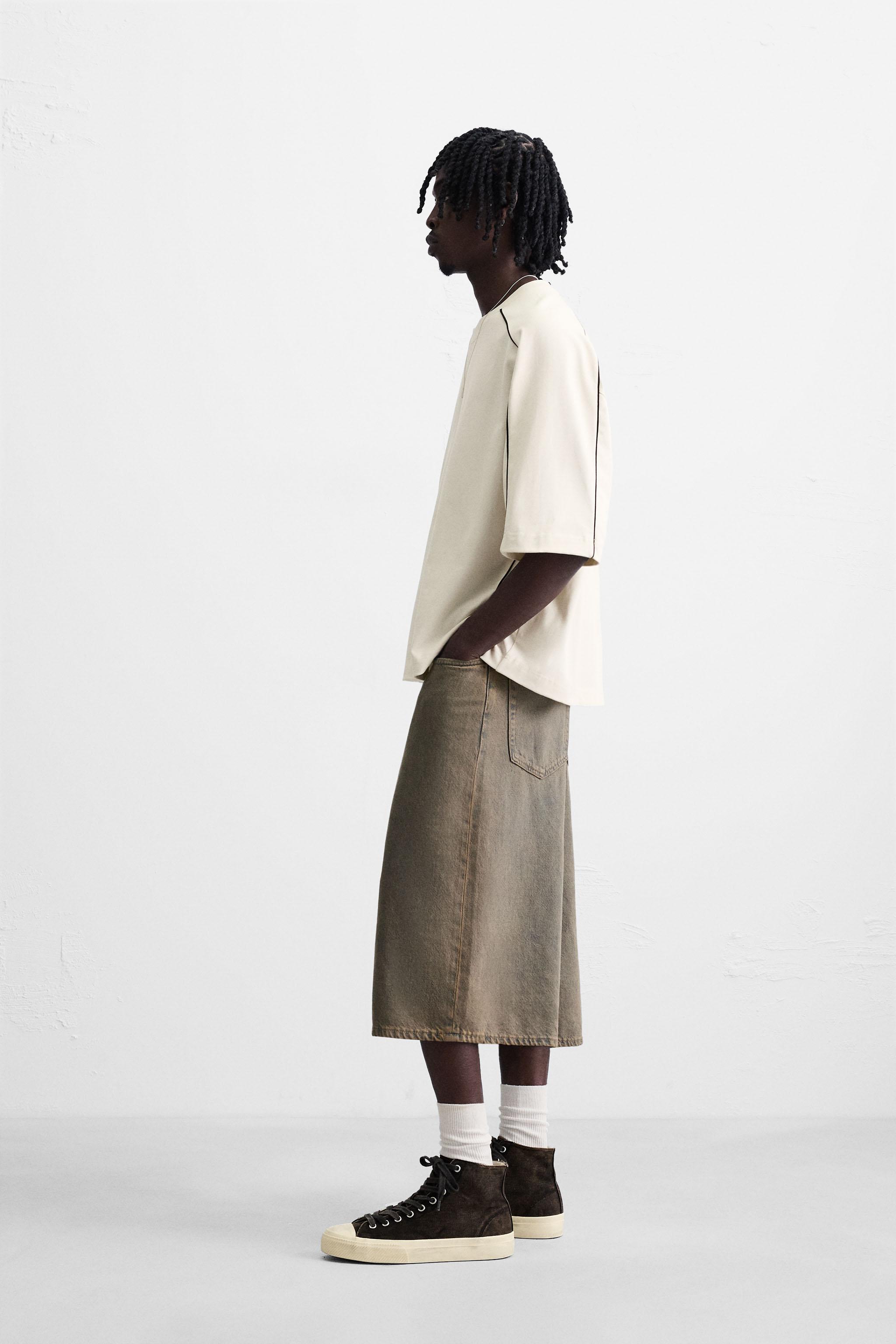 CONTRAST PIPED SWEATSHIRT