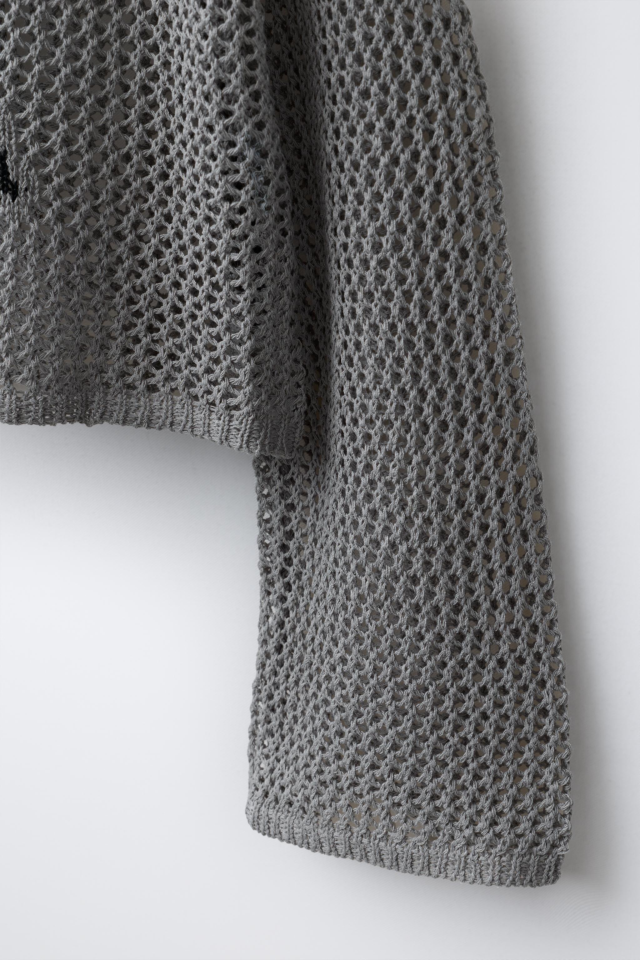 STAR MESH SWEATER