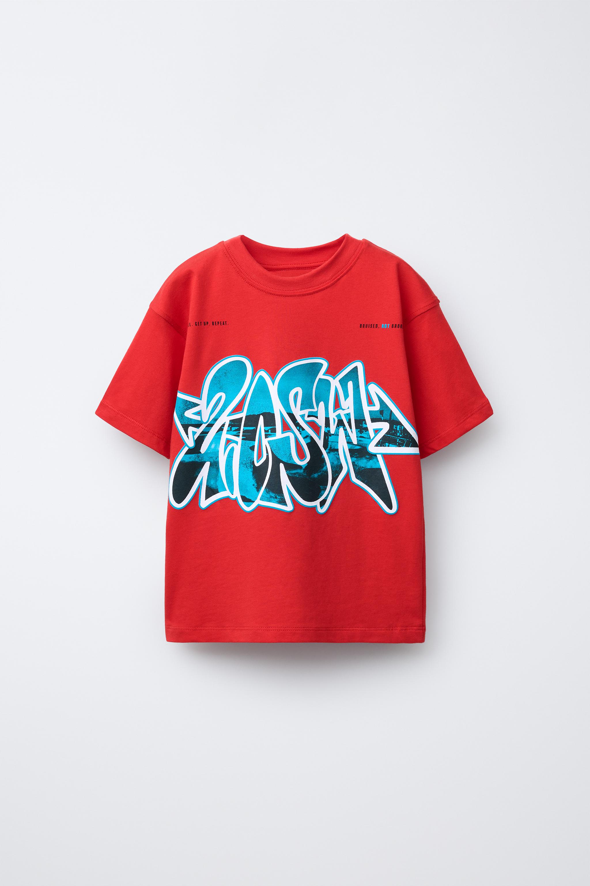 GRAFFITI PRINT T-SHIRT