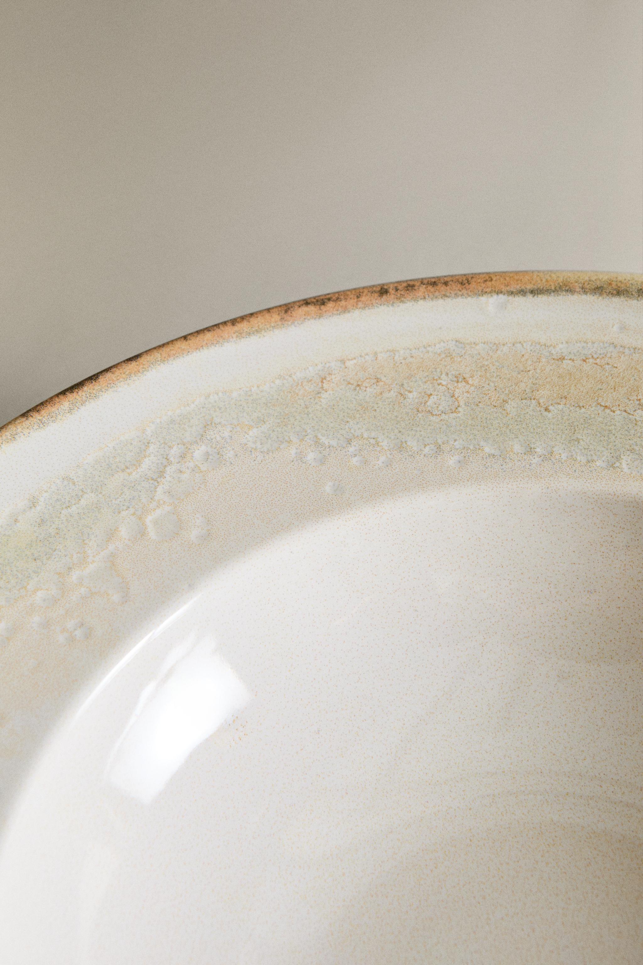 STONEWARE PASTA PLATE