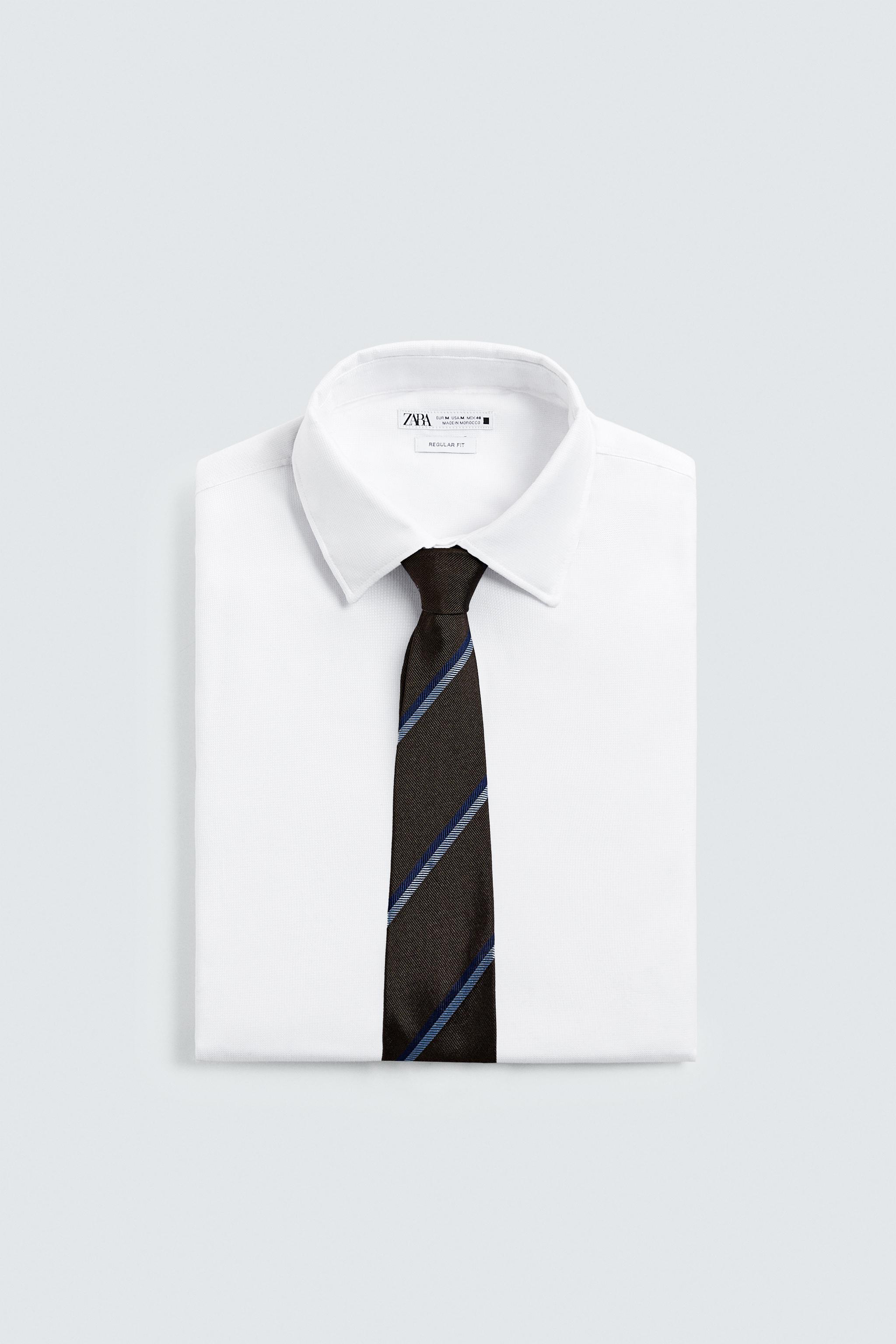 100% SILK STRIPED TIE