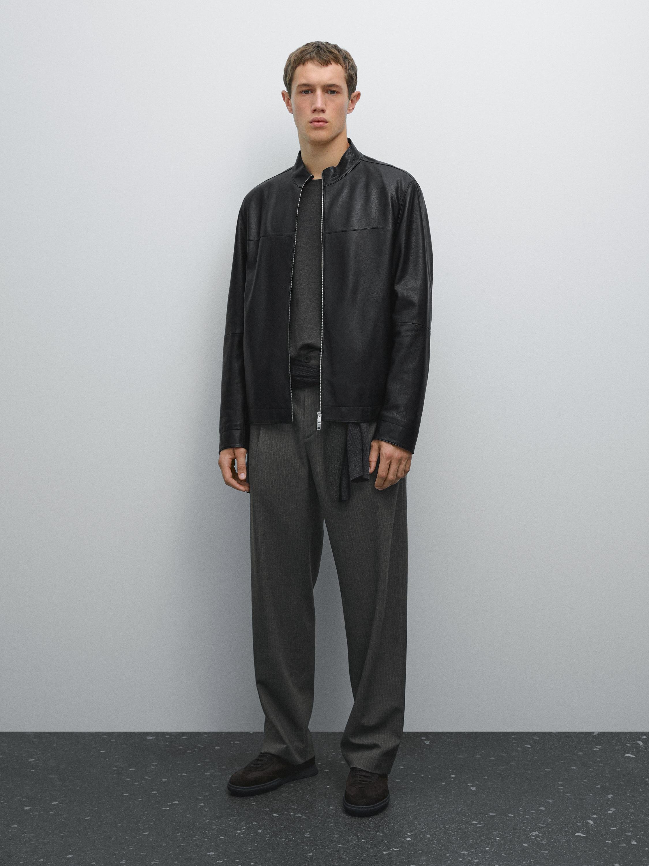 Nappa sheepskin jacket