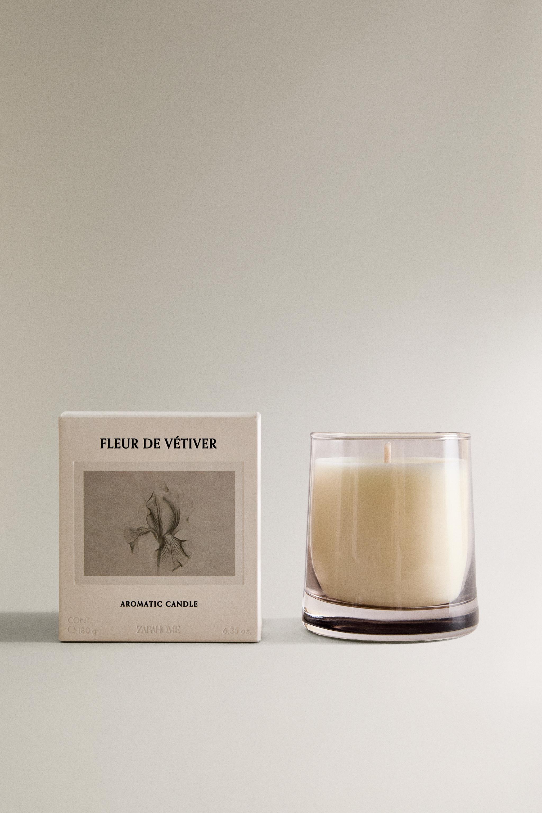 (180 G) FLEUR DE VÉTIVER SCENTED CANDLE