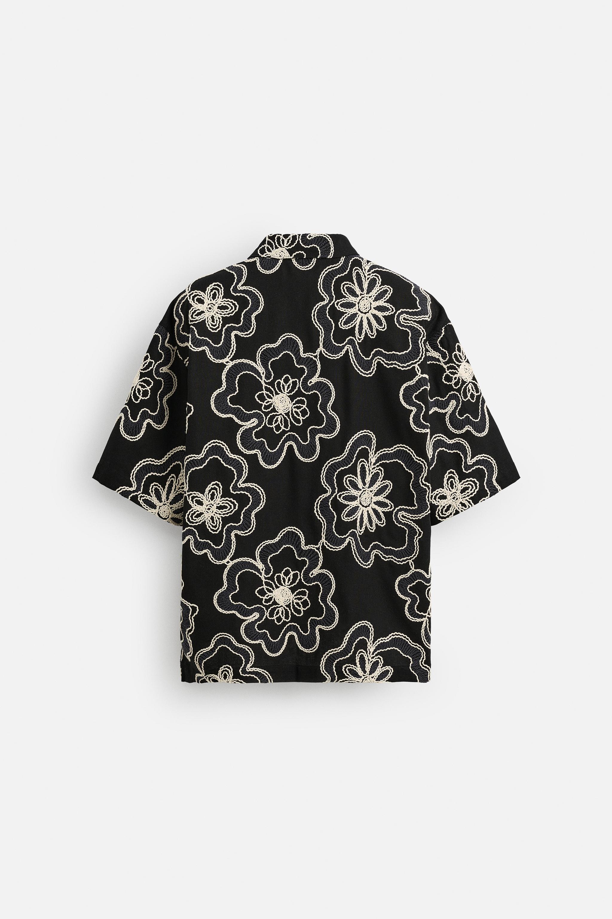 RAISED EMBROIDERY SHIRT