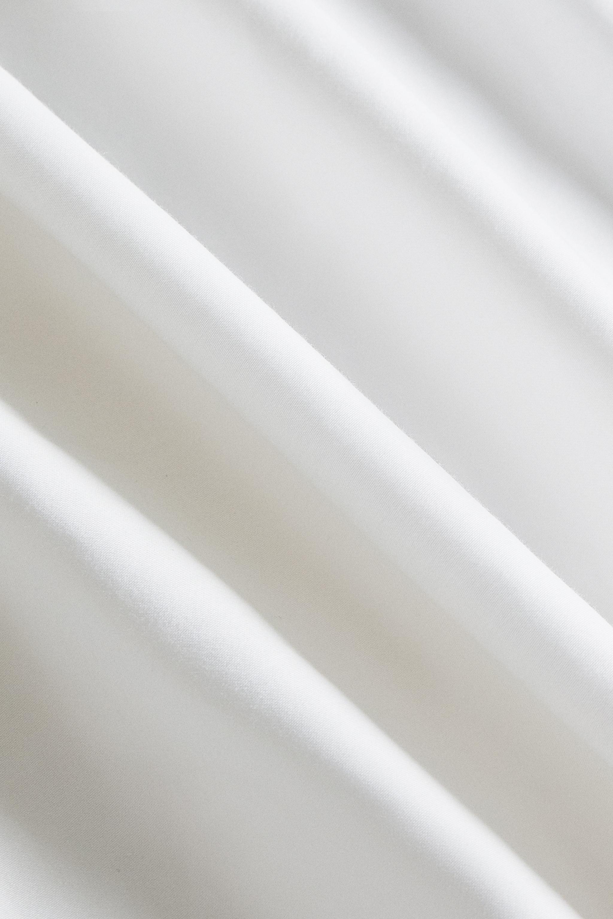 SATEEN DUVET COVER WITH PIPING