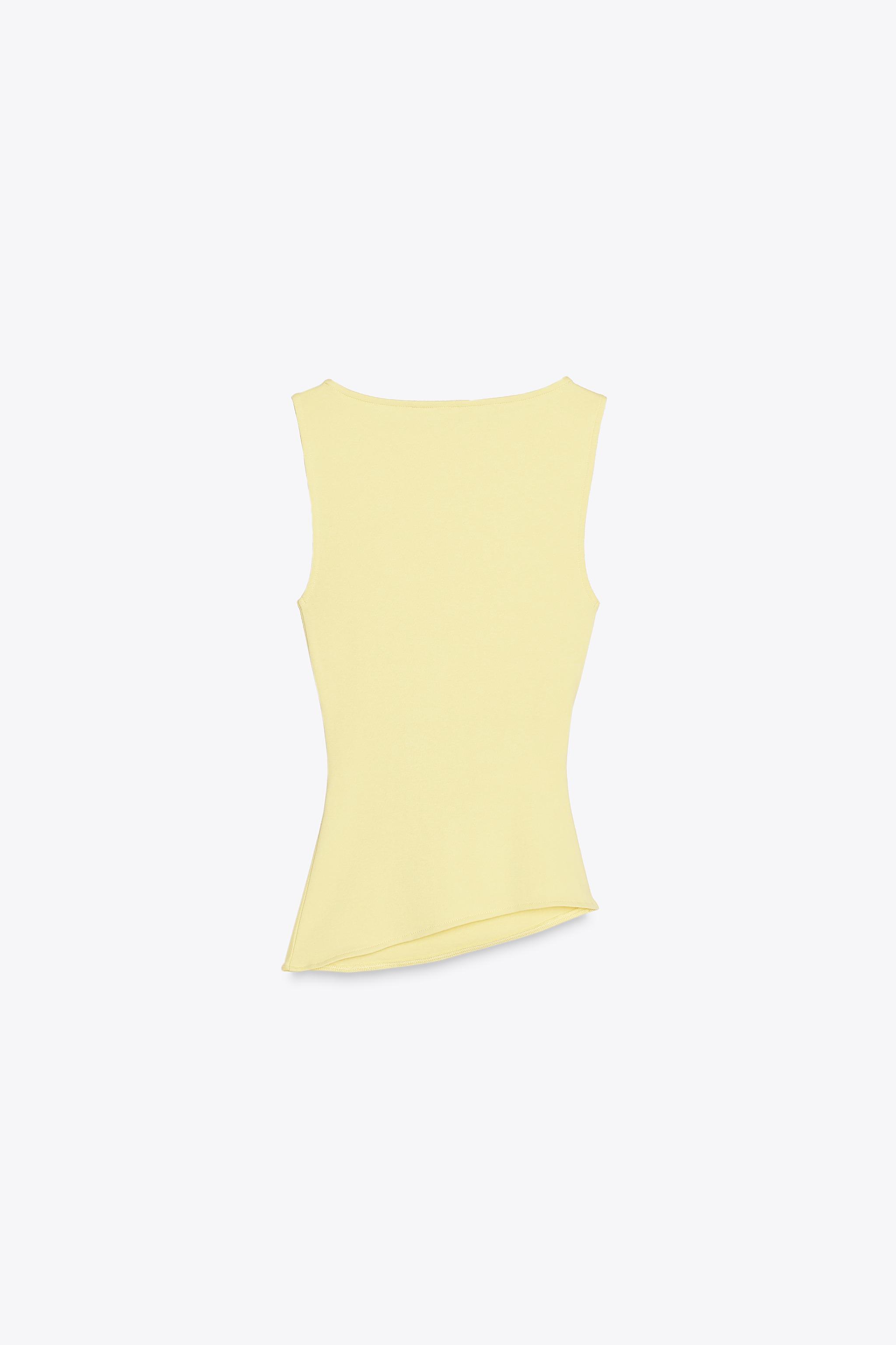 ASYMMETRICAL RUCHED T-SHIRT