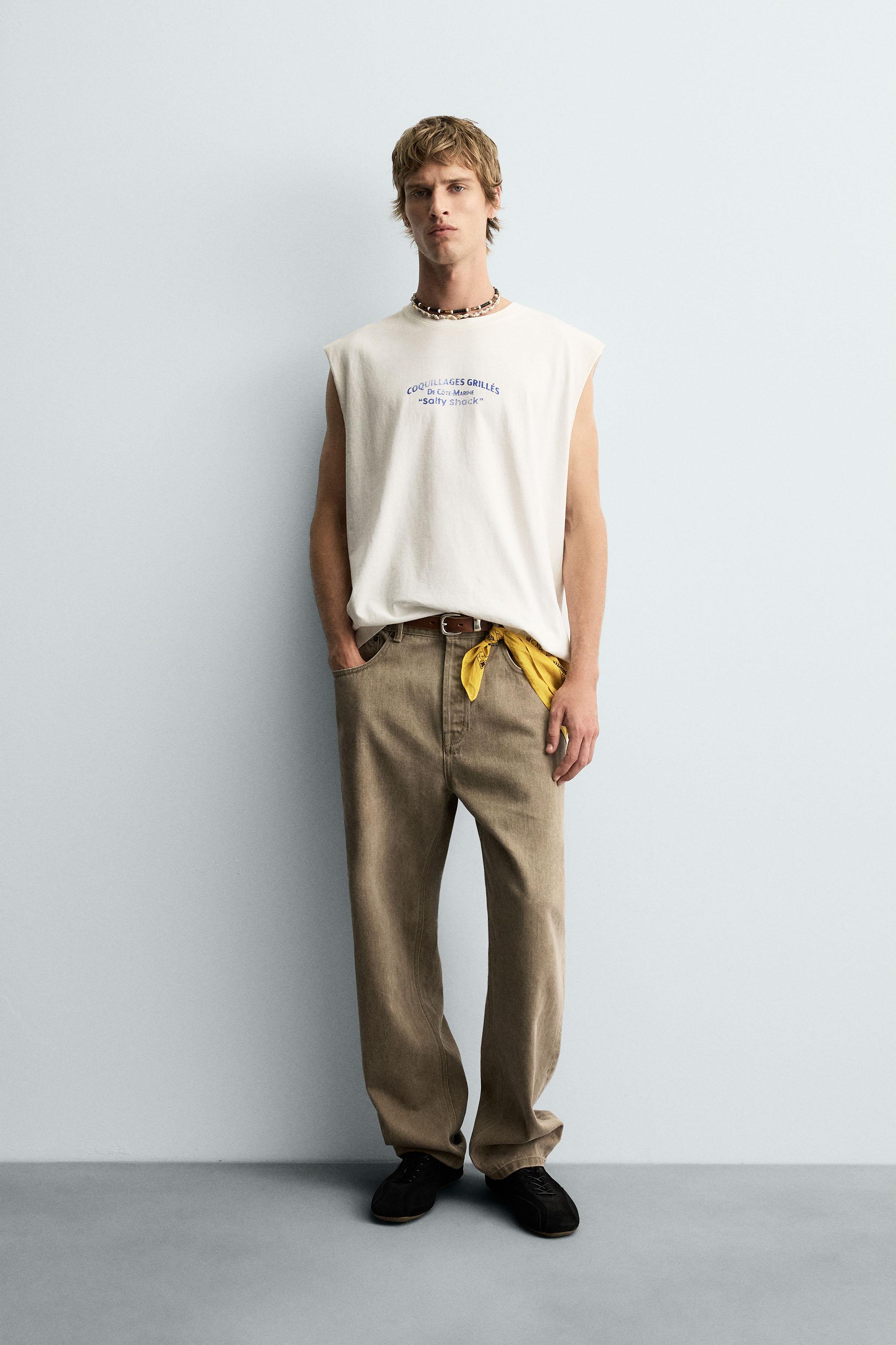 WASHED PRINT TANK TOP