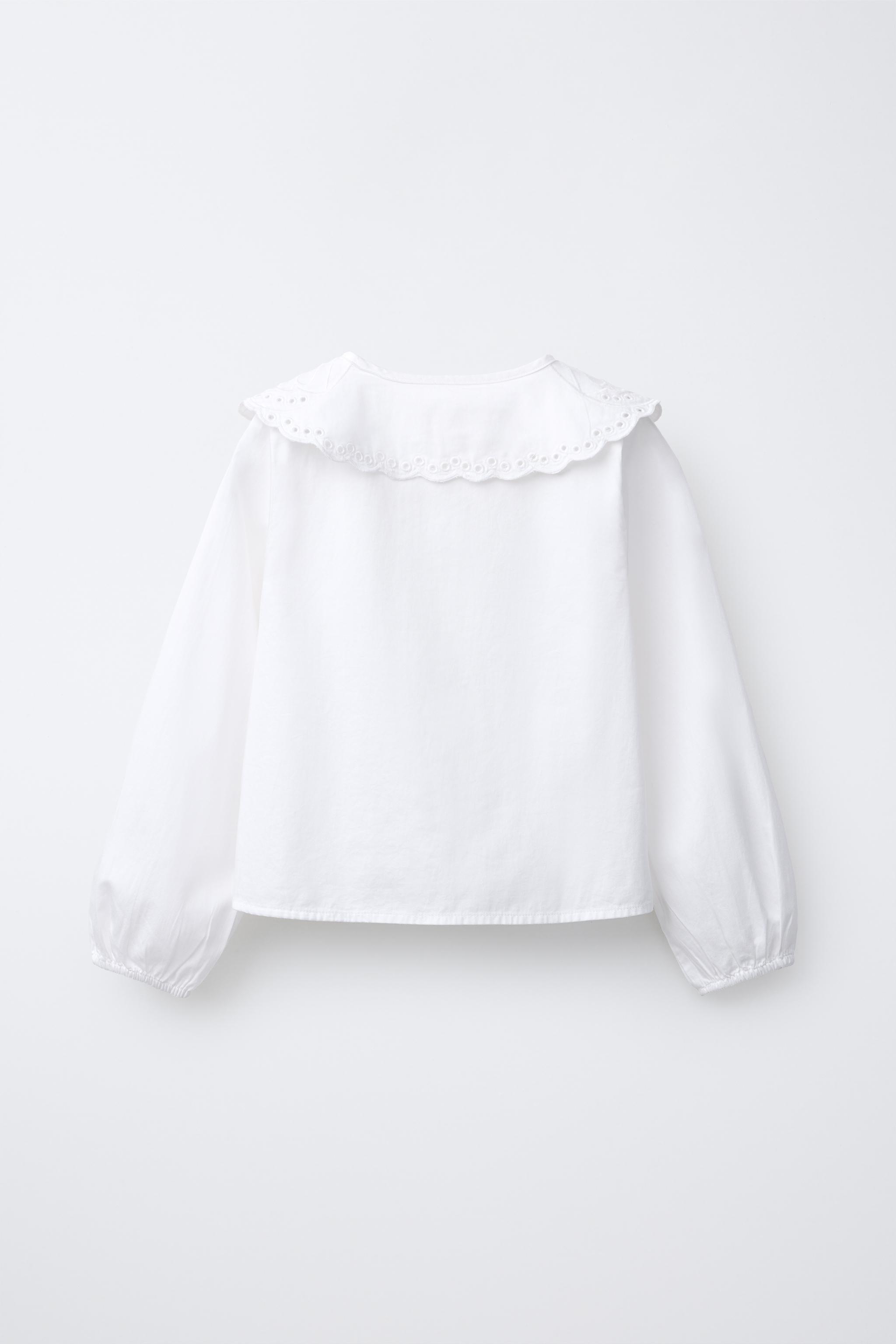 EMBROIDERED COLLAR SHIRT