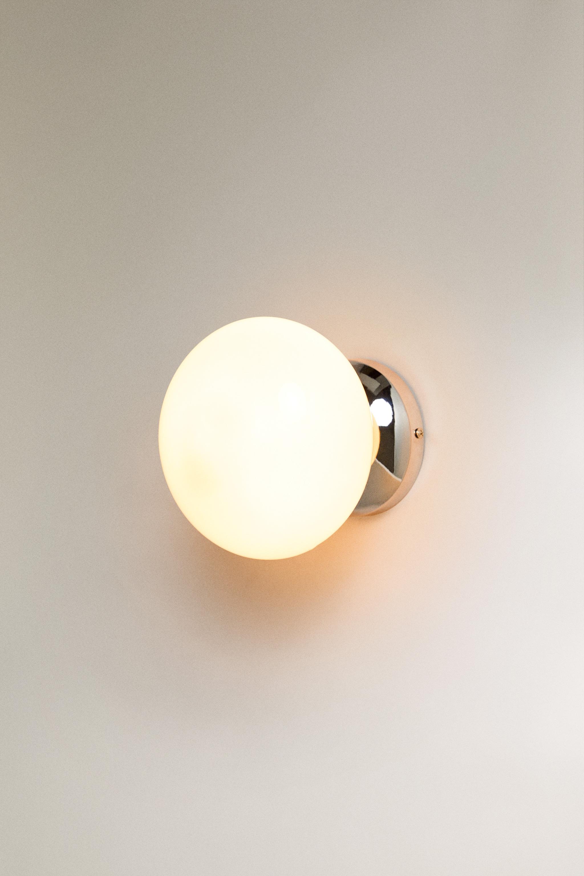 LAMP | GLASS METAL WALL SCONCE