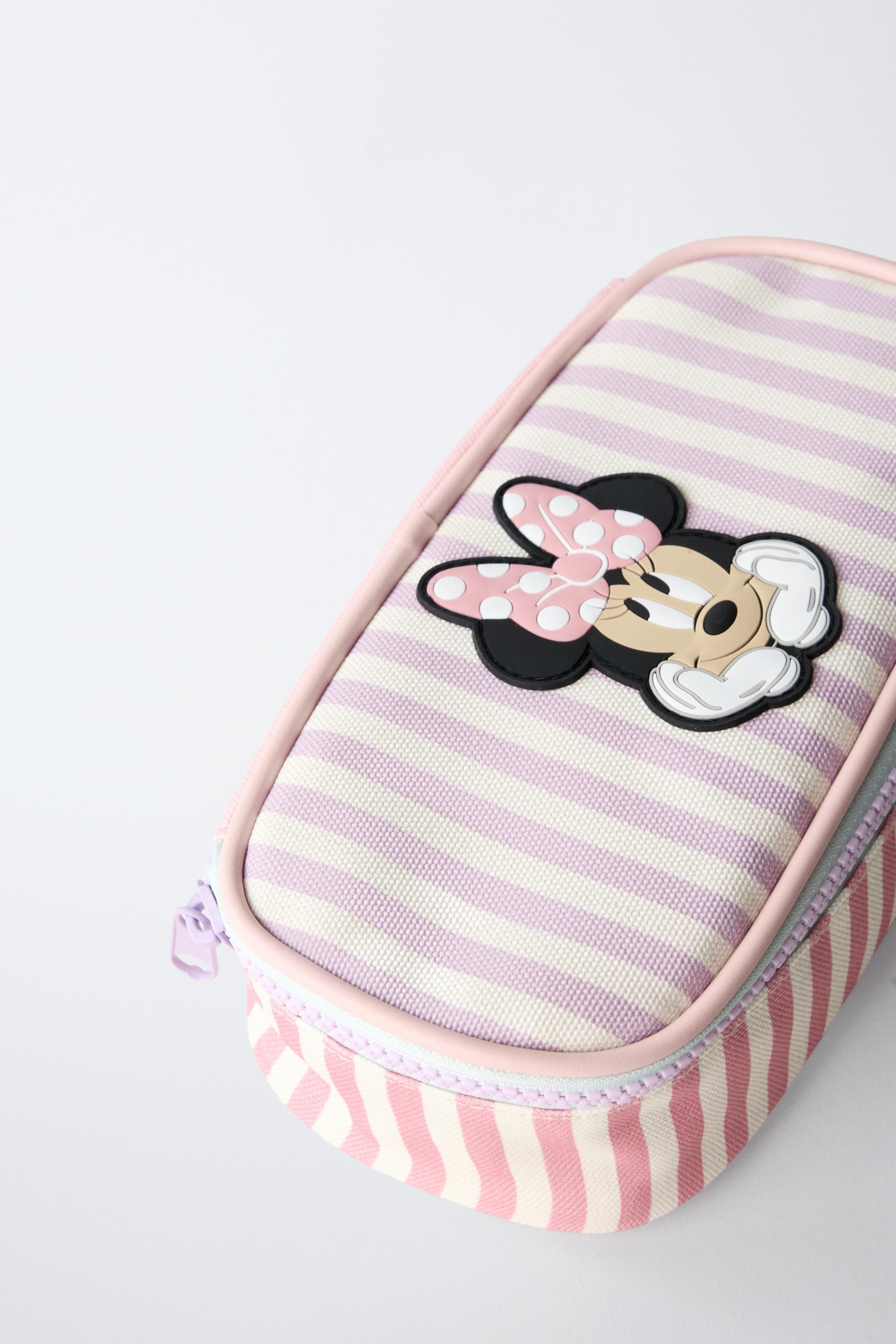 MINNIE MOUSE © DISNEY STRIPED PENCIL CASE