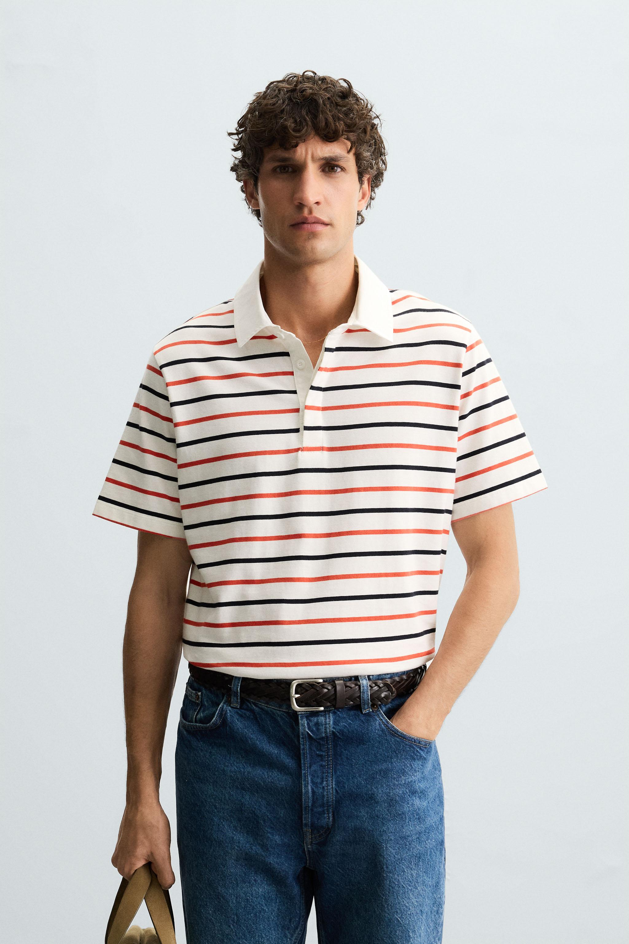 STRIPED POLO SHIRT