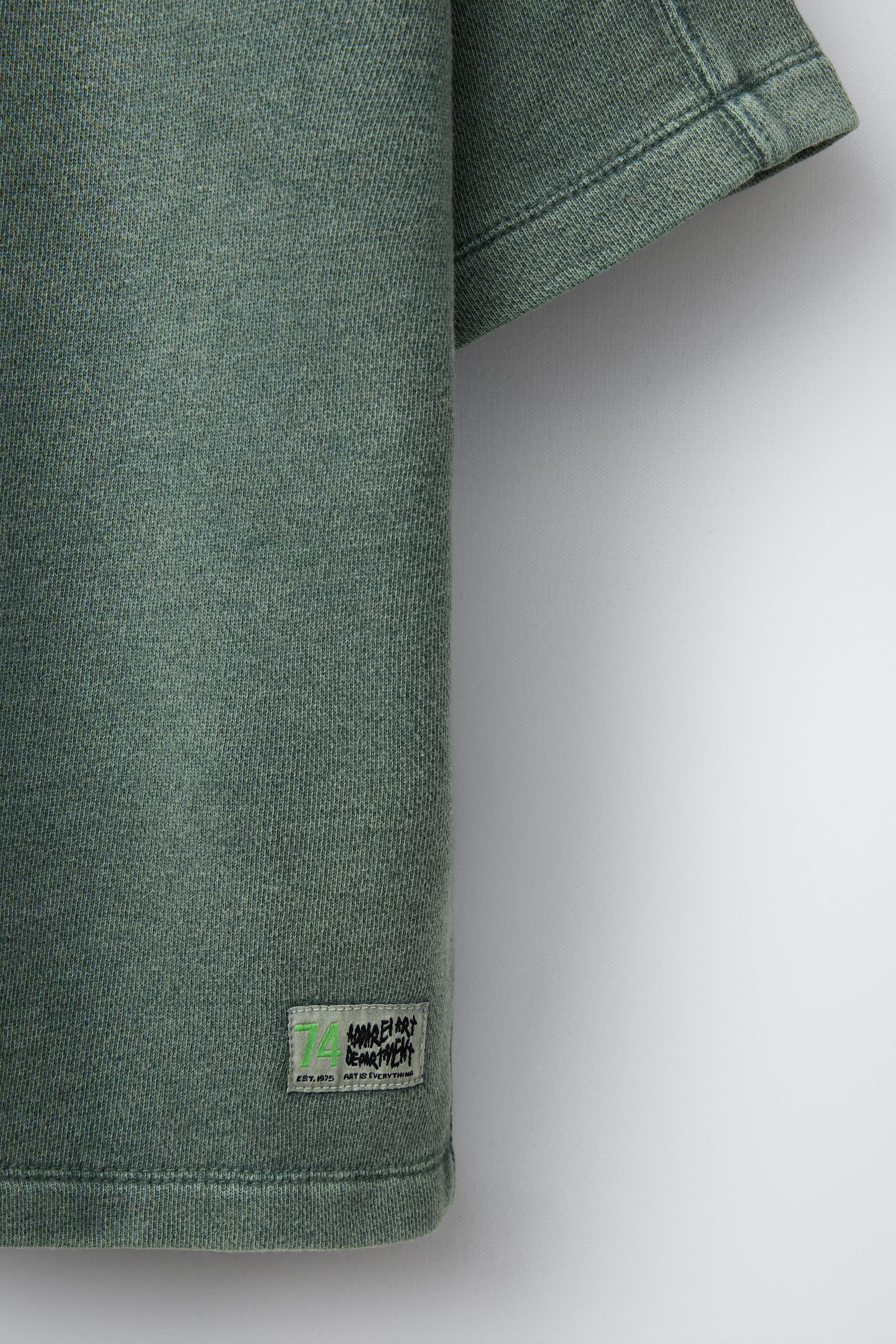 GRAFFITI WASHED EFFECT T-SHIRT