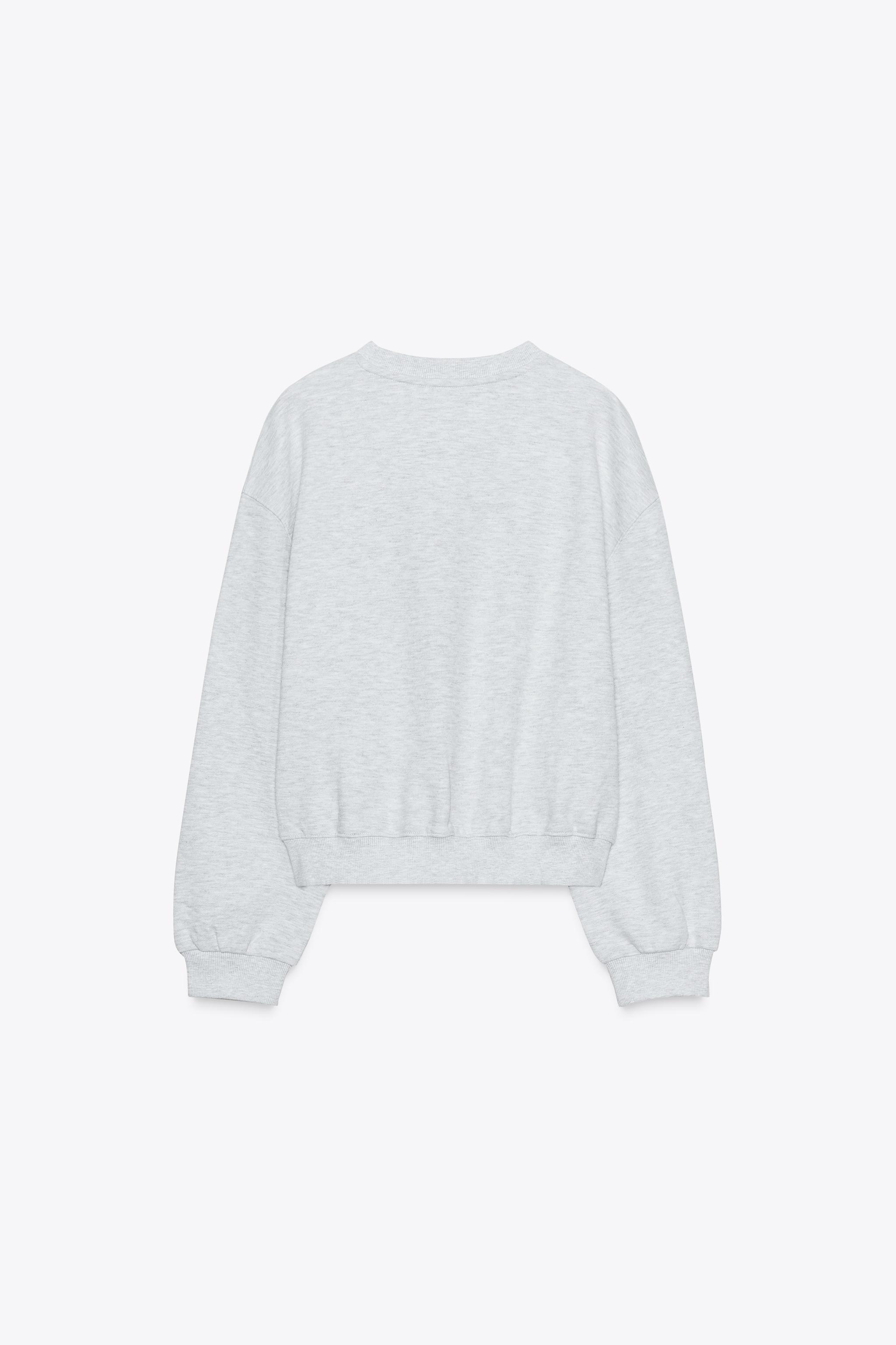COTTON TEXT SWEATSHIRT