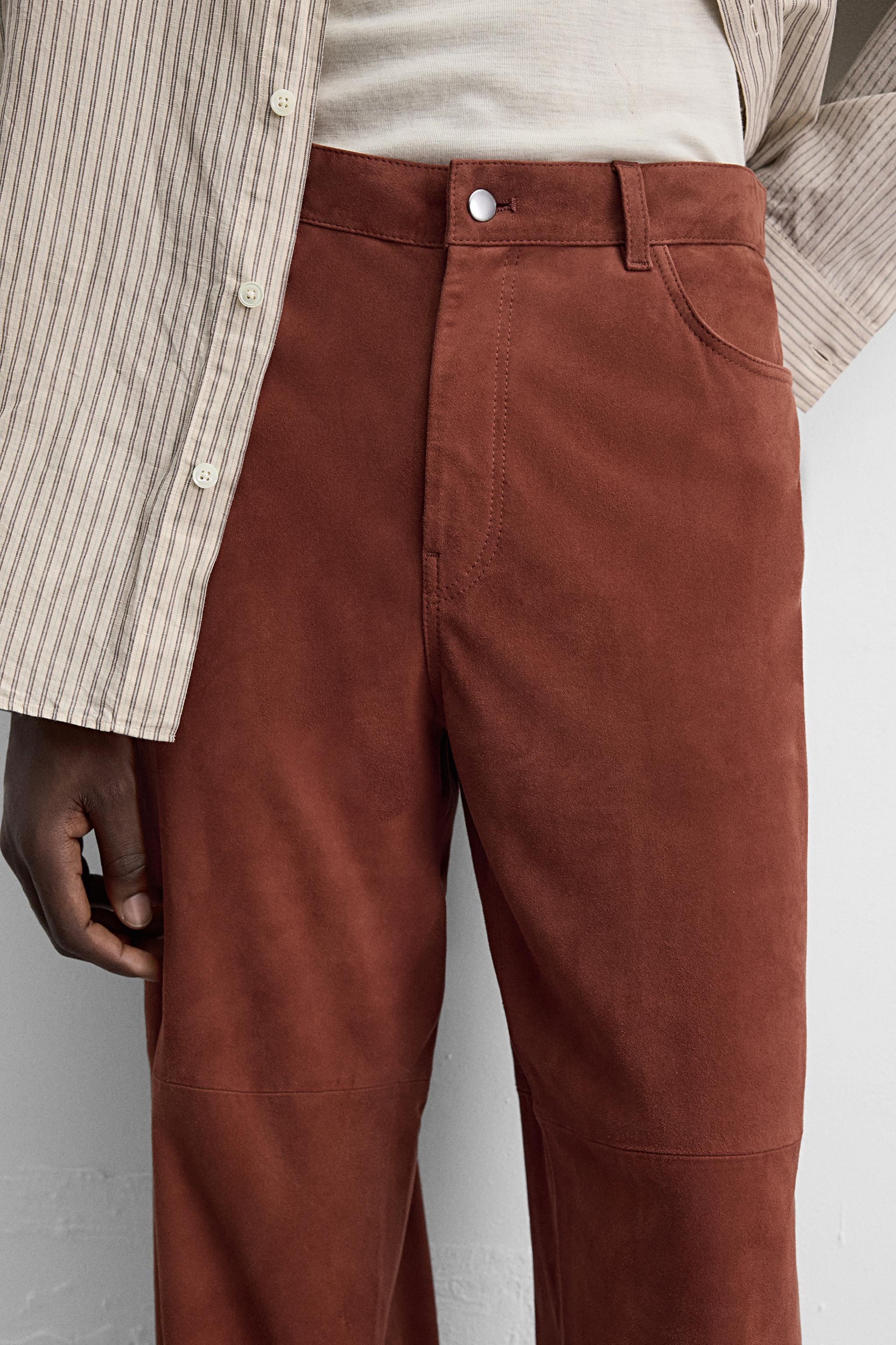 LIMITED EDITION SUEDE LEATHER PANTS