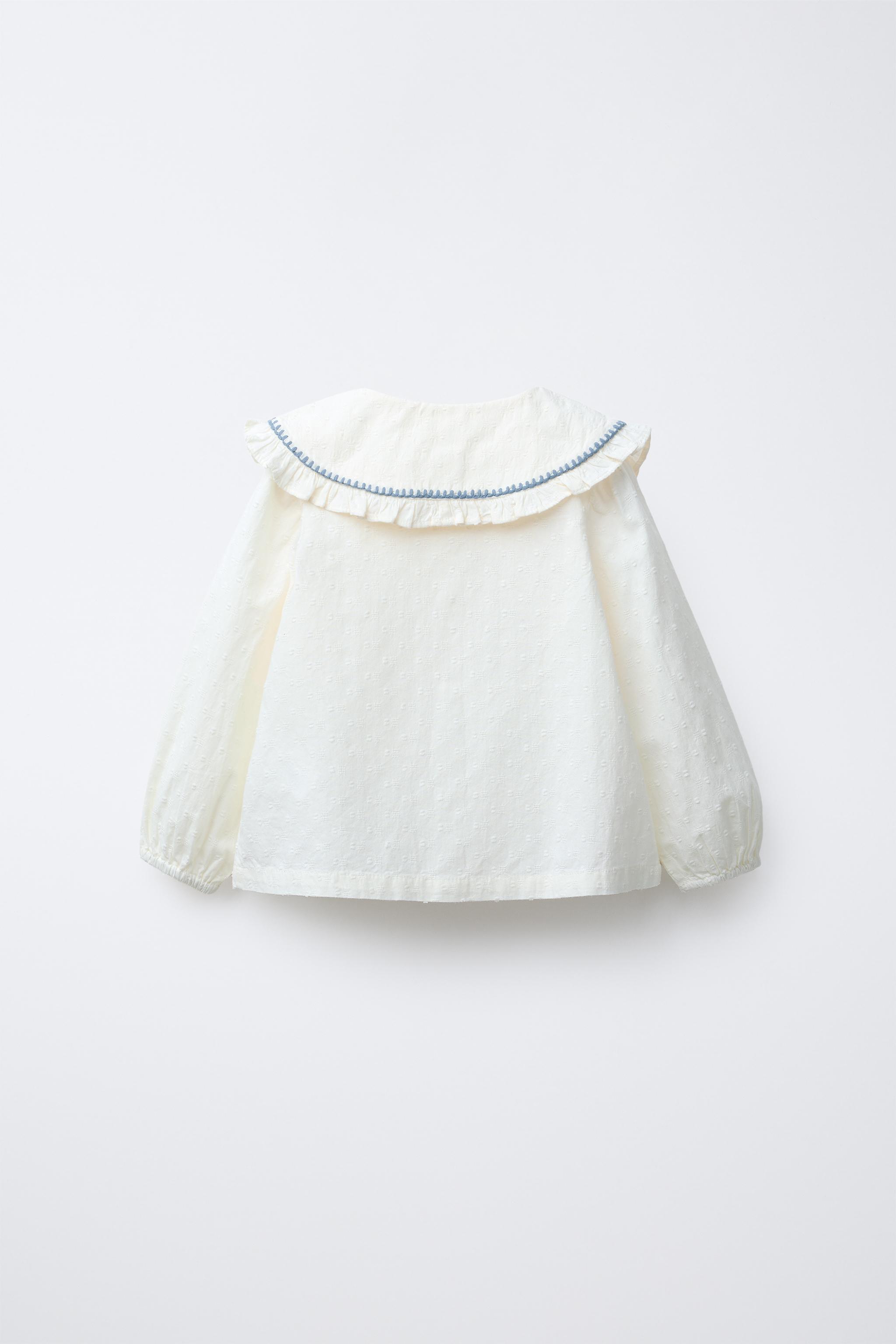 EMBROIDERED COLLAR SHIRT