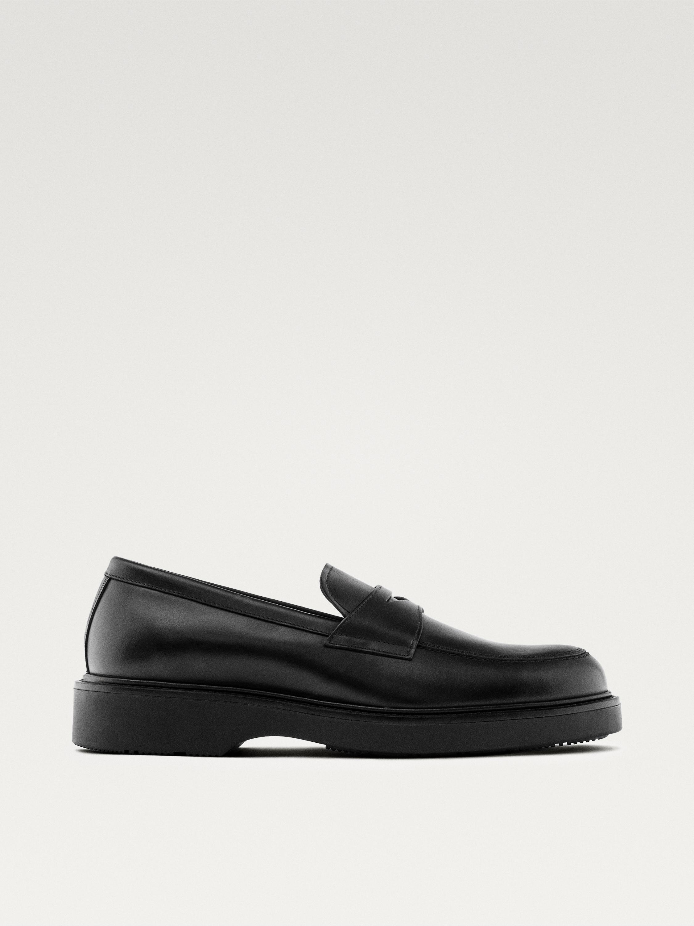 Nappa penny loafers