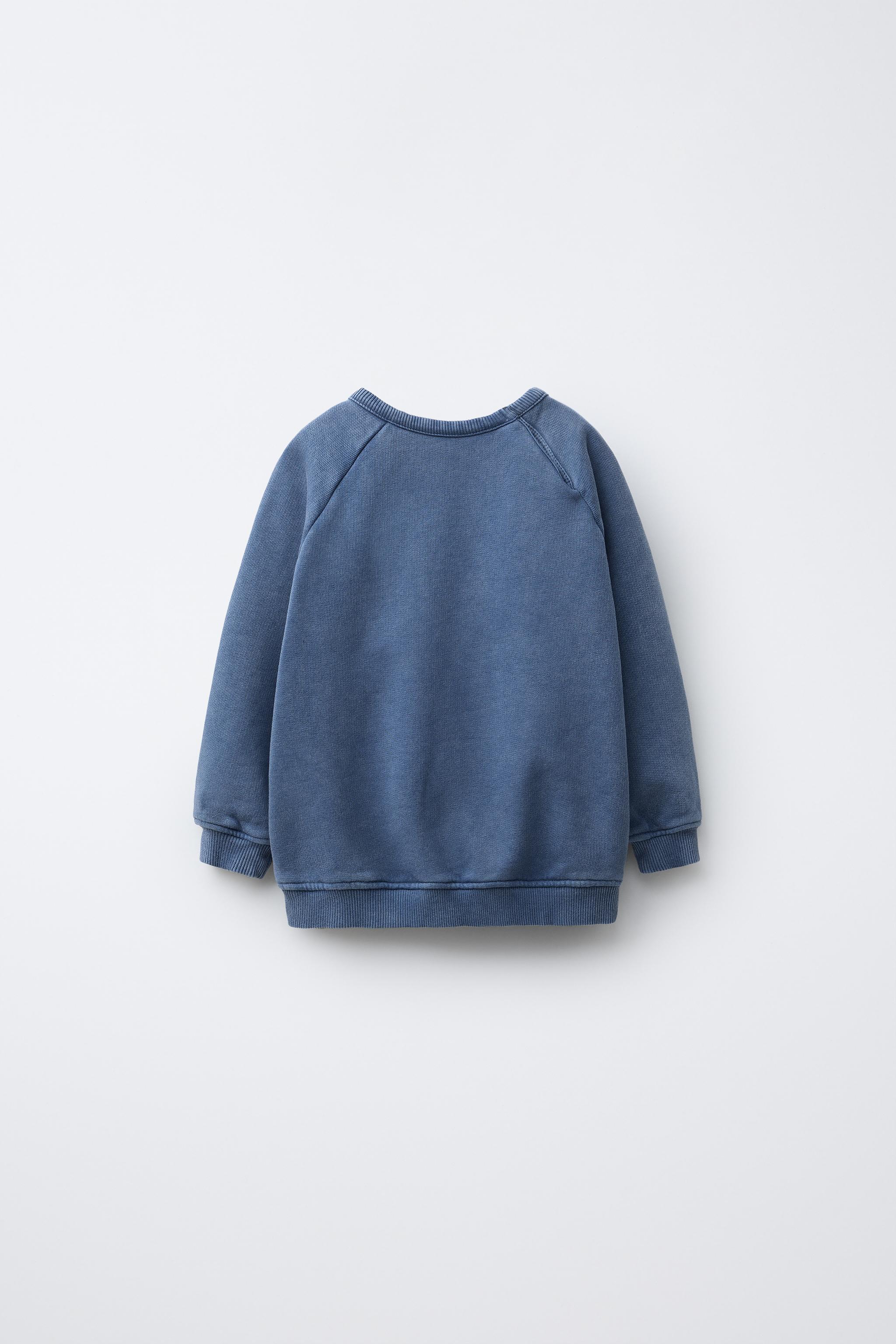 WASHED EFFECT SWEATSHIRT