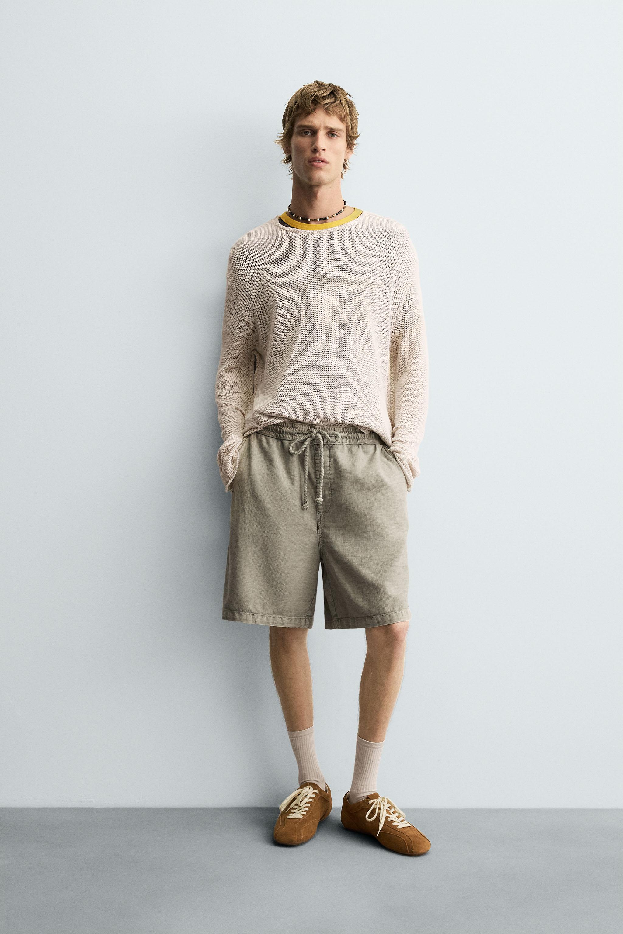 WASHED RELAXED FIT SHORTS