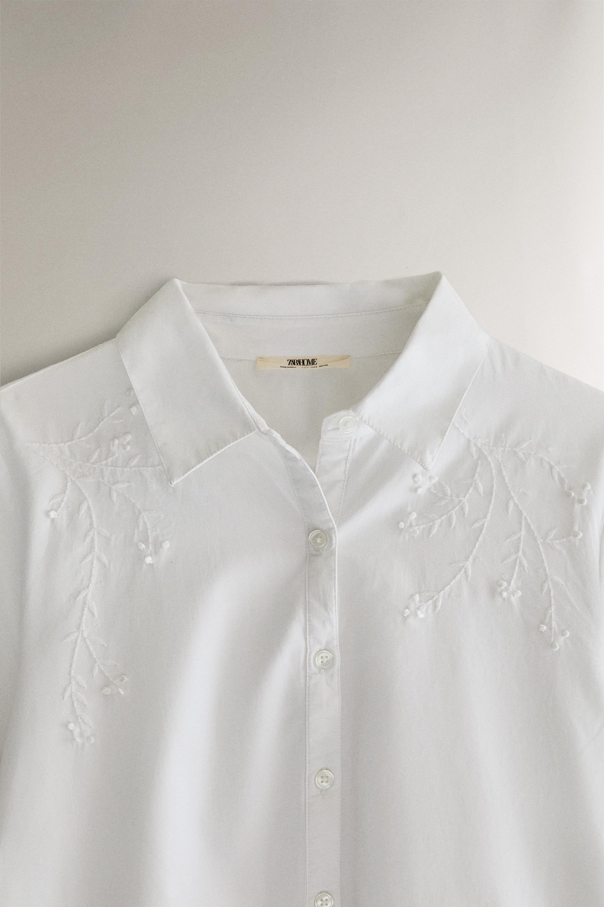 EMBROIDERED COTTON SHIRT