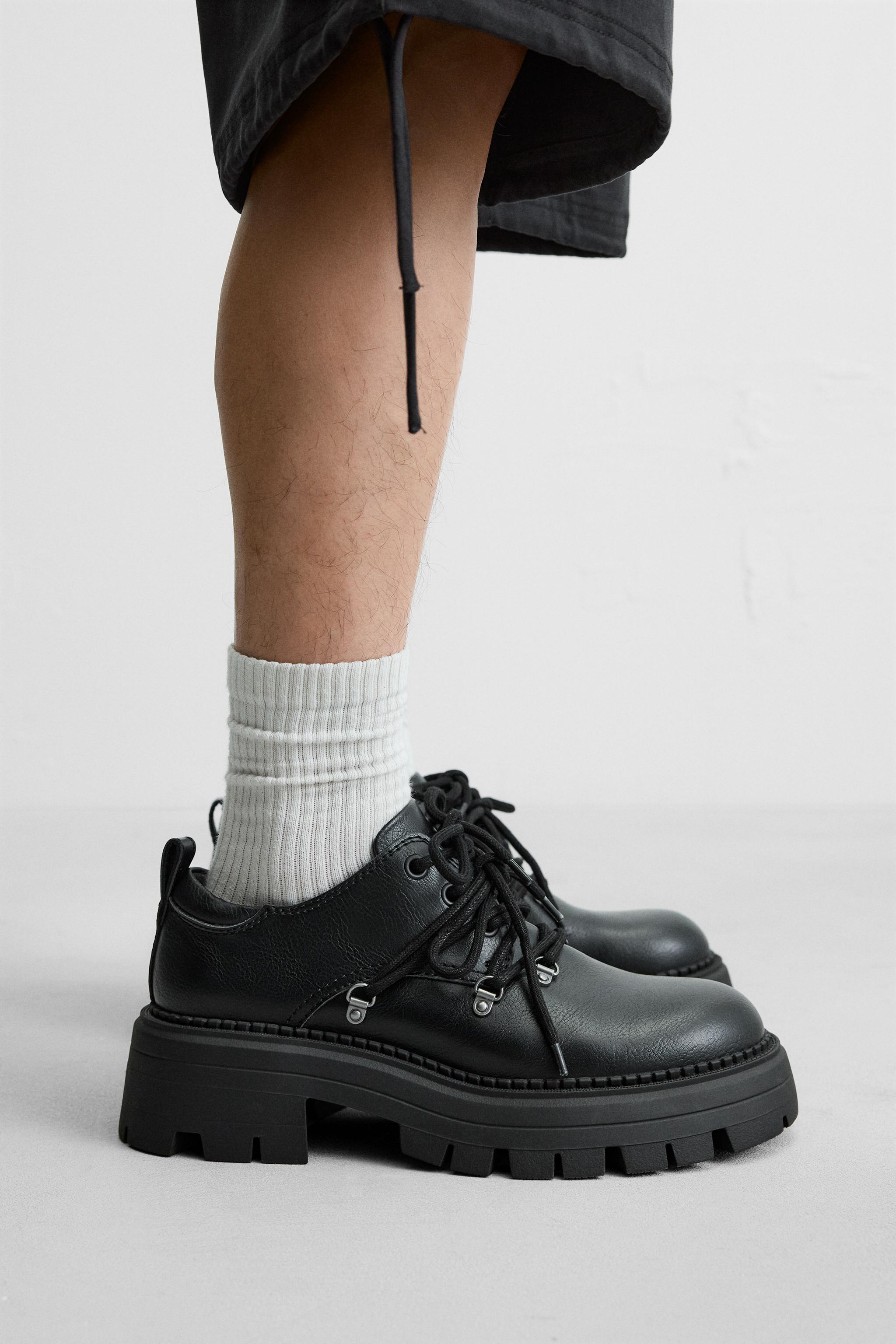 MULTI-LACE CHUNKY SHOES