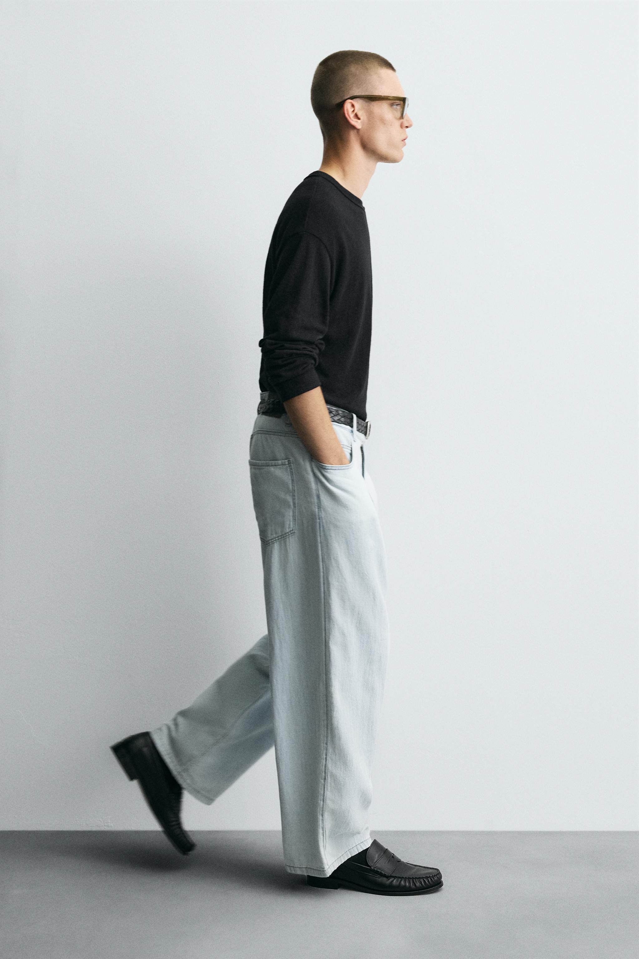 LIGHTWEIGHT LOOSE WIDE FIT JEANS