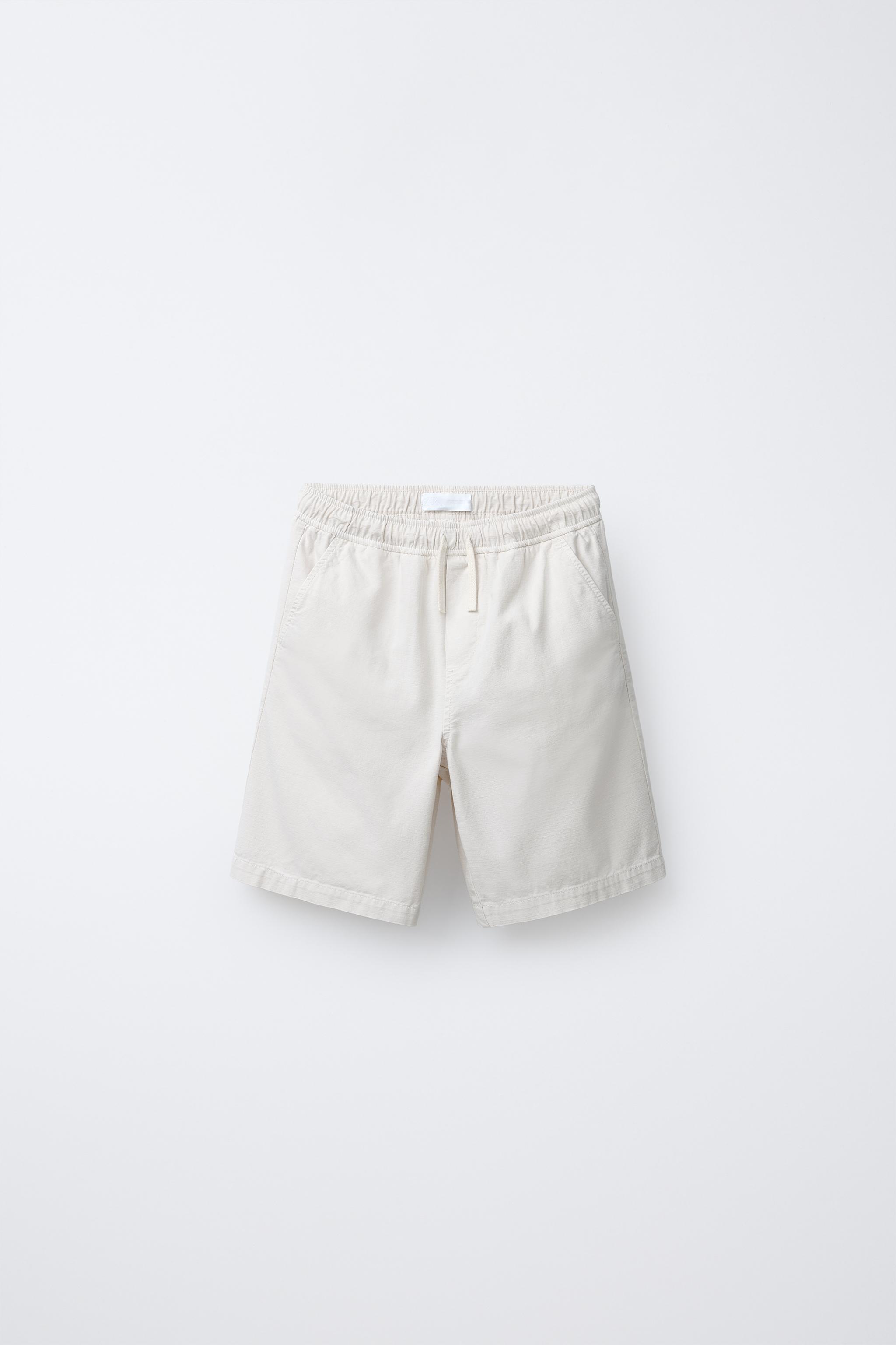 COTTON LABEL SHORTS