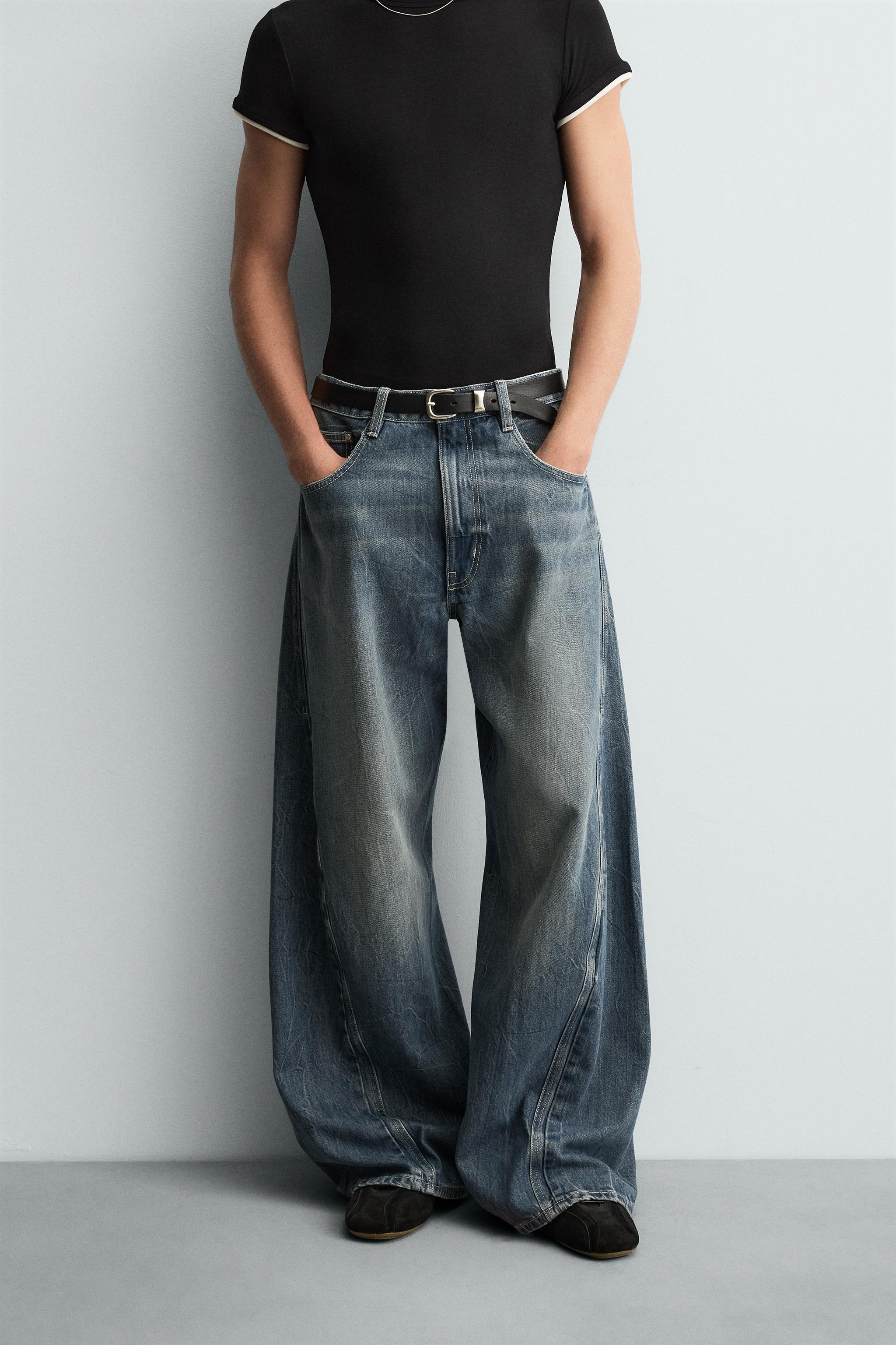 BAGGY FIT TWISTED SEAM JEANS