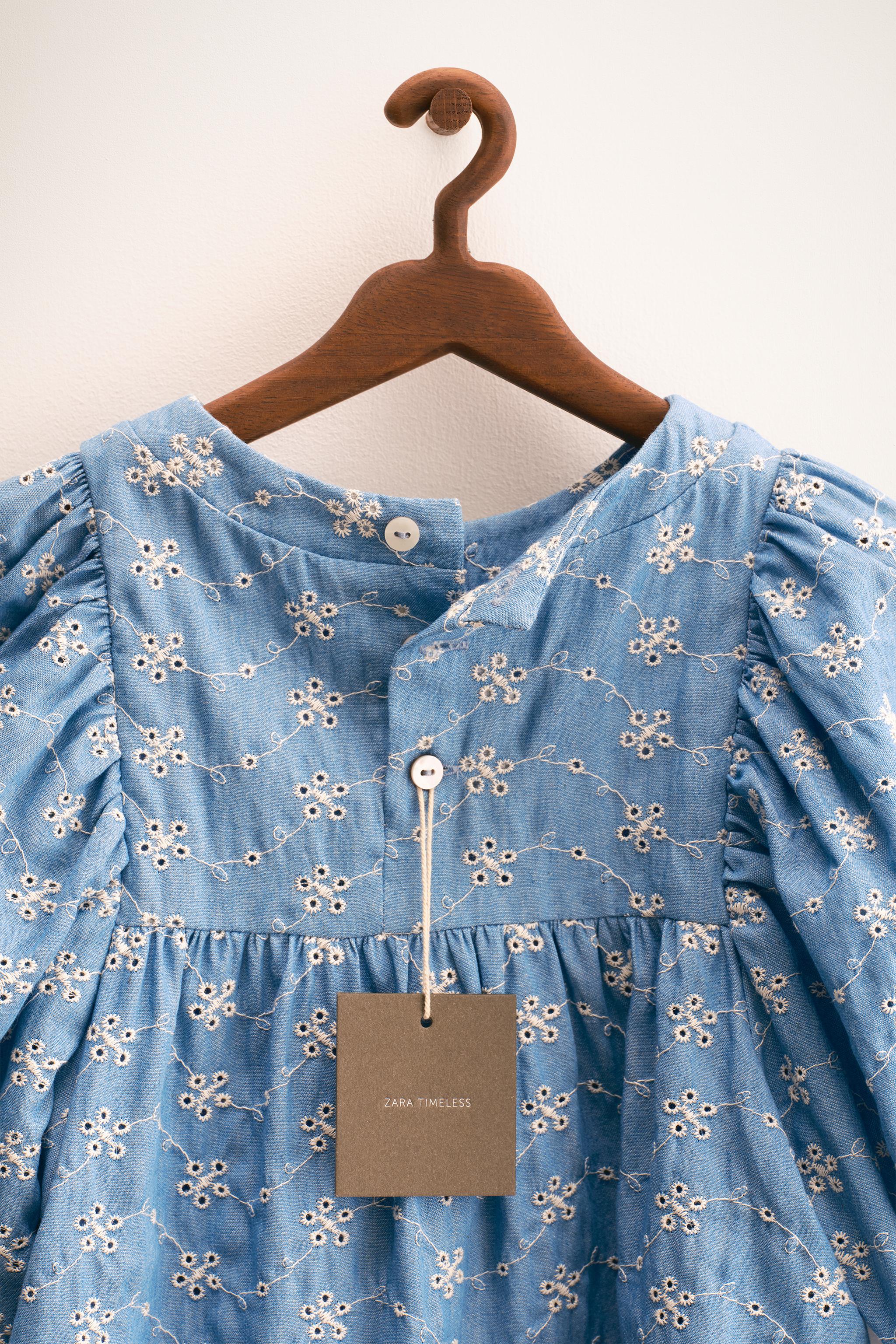 ZARA TIMELESS - EMBROIDERED FLORAL DRESS