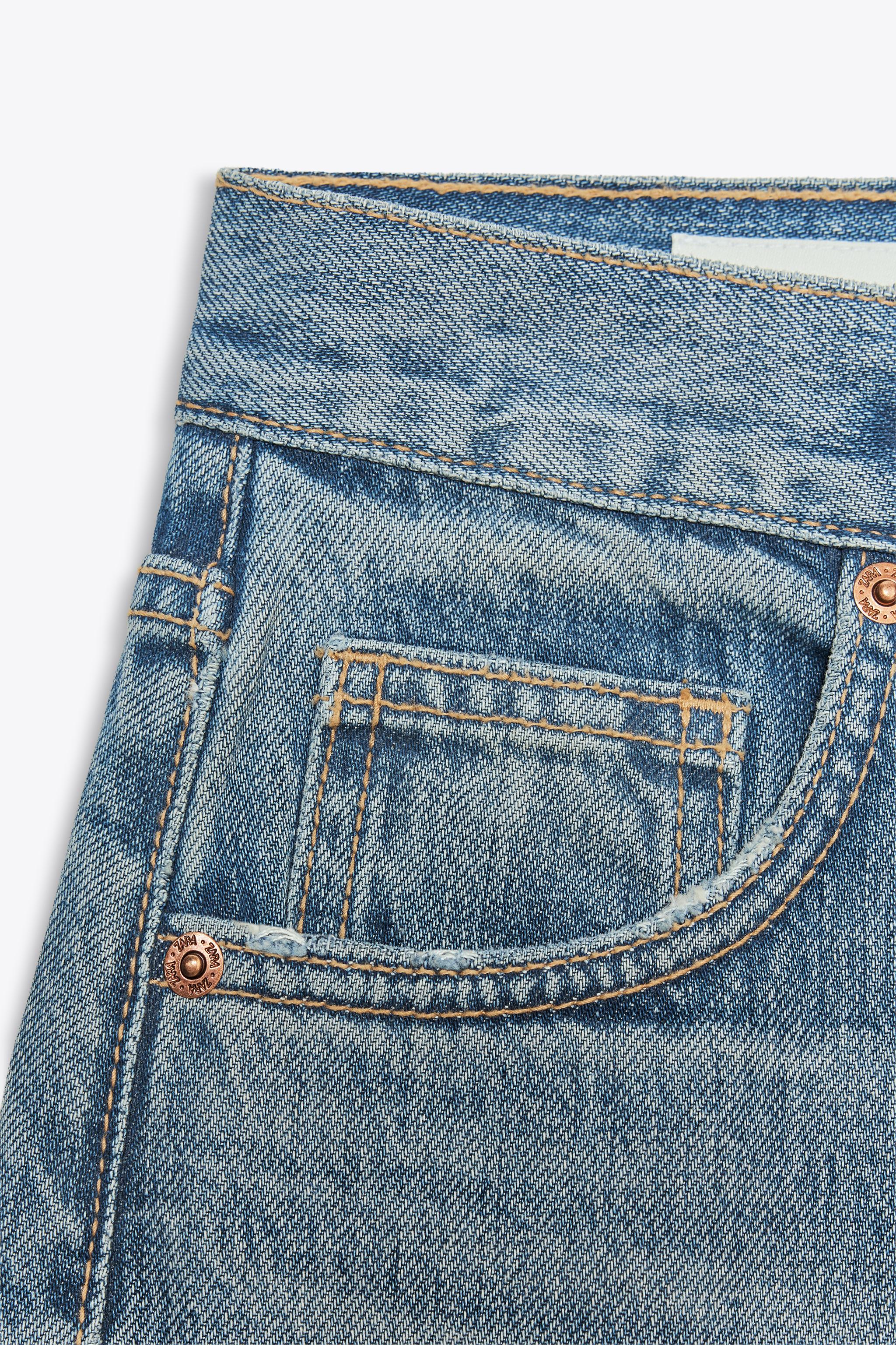 TRF HIGH WAIST WIDE LEG FULL LENGTH JEANS