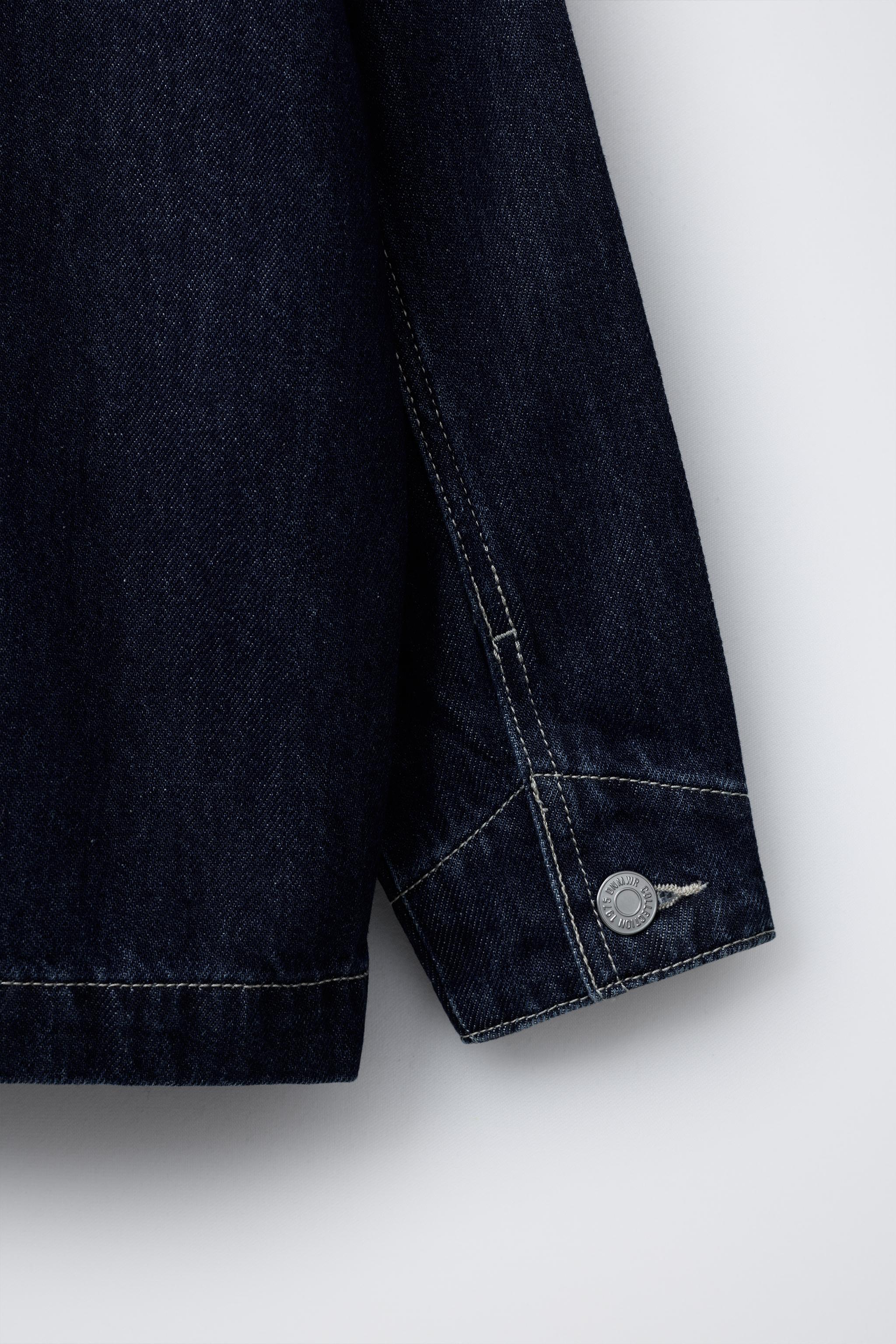 DENIM JACKET WITH LABEL