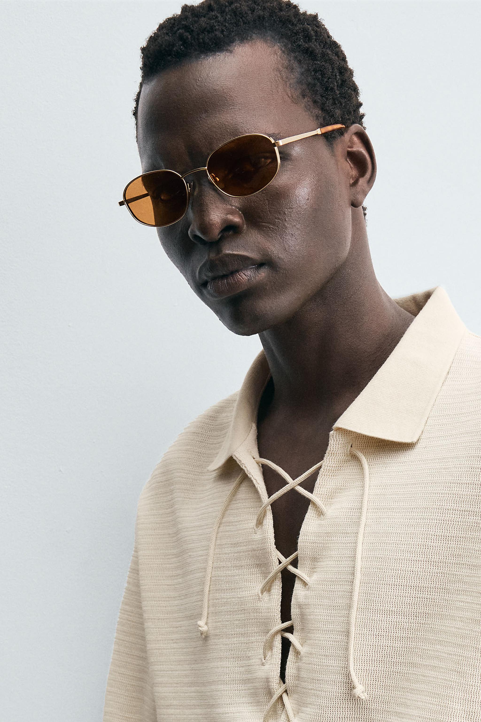 TEXTURED DRAWSTRING POLO SHIRT