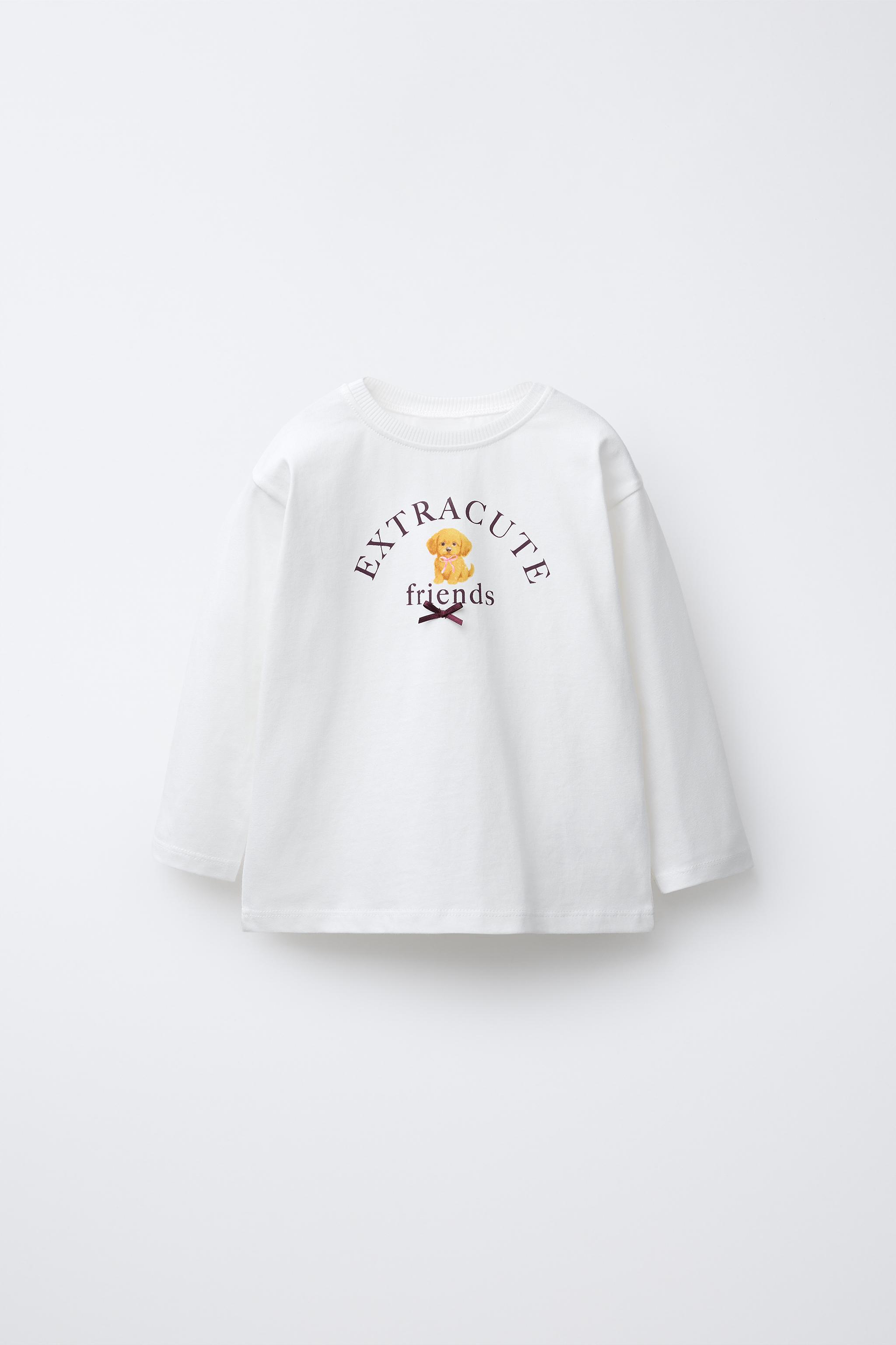 ANIMAL AND BOW T-SHIRT