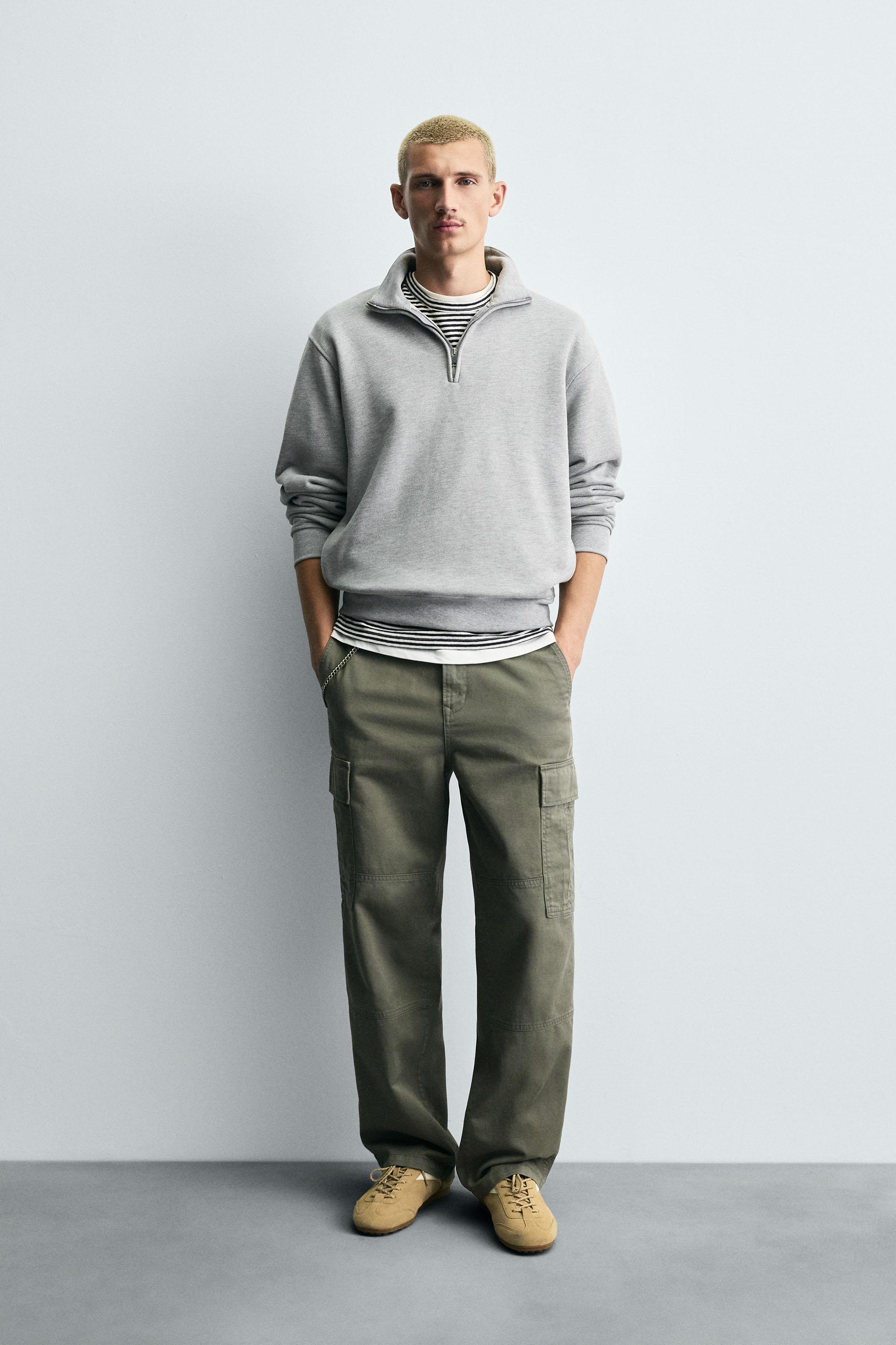 STRAIGHT FIT CARGO PANTS