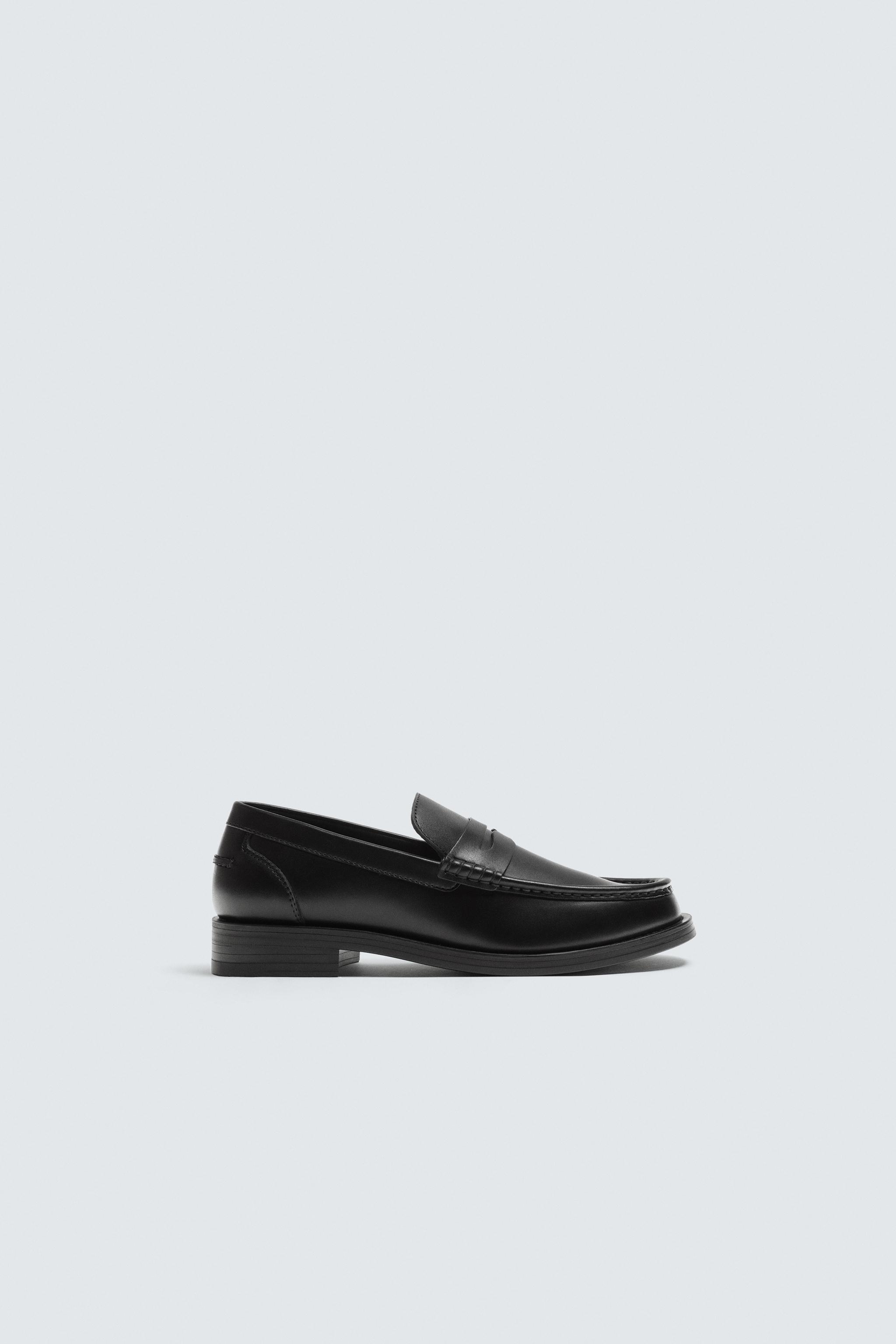LEATHER PENNY LOAFERS