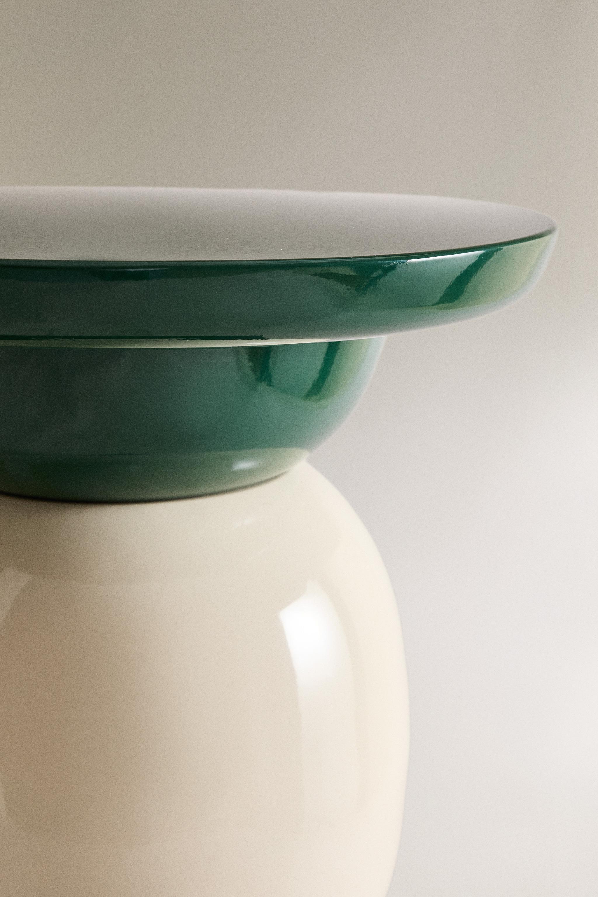 SHINY MATTE SIDE TABLE X COLLAGERIE