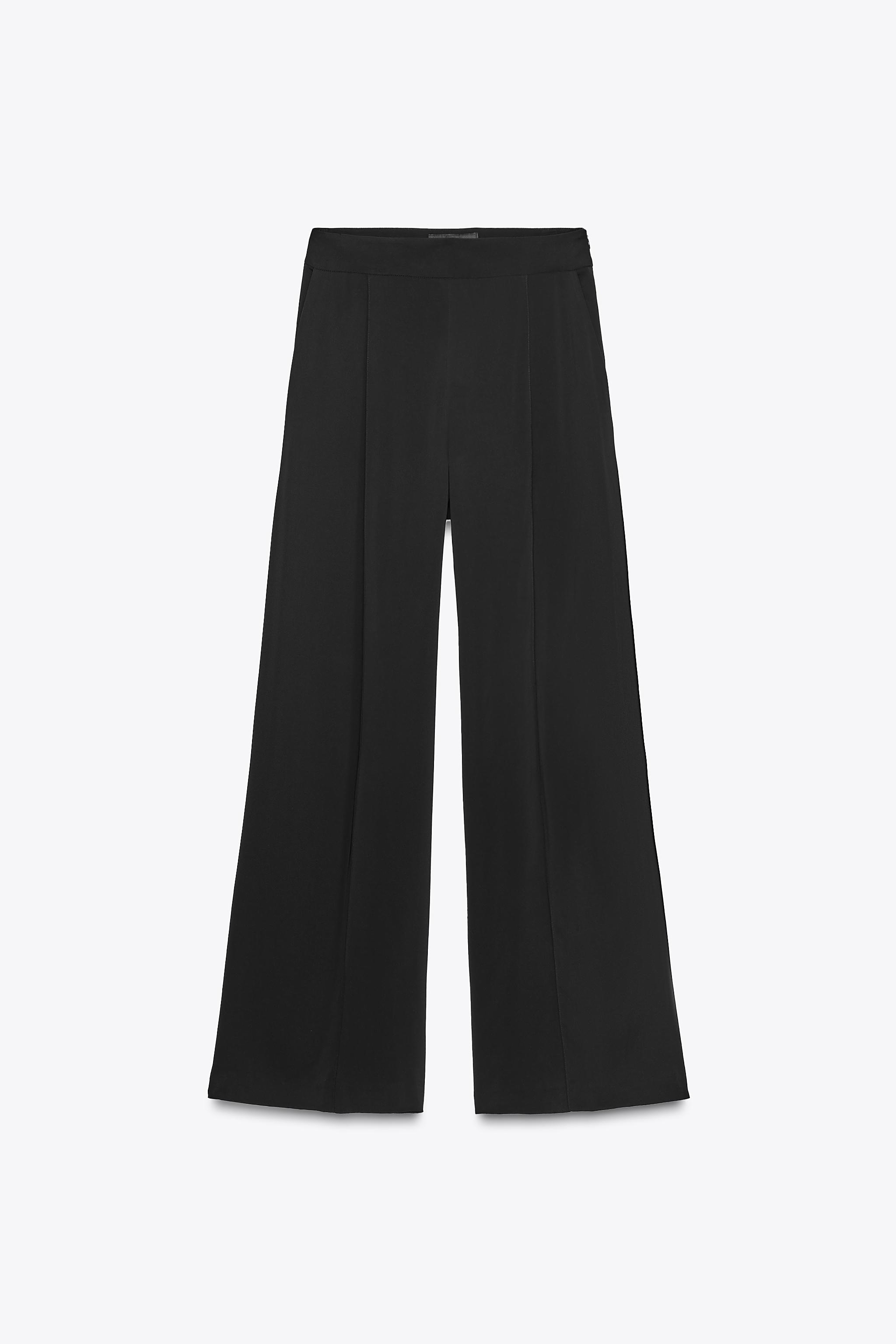 ZW COLLECTION FLOWY PANTS WITH DARTS