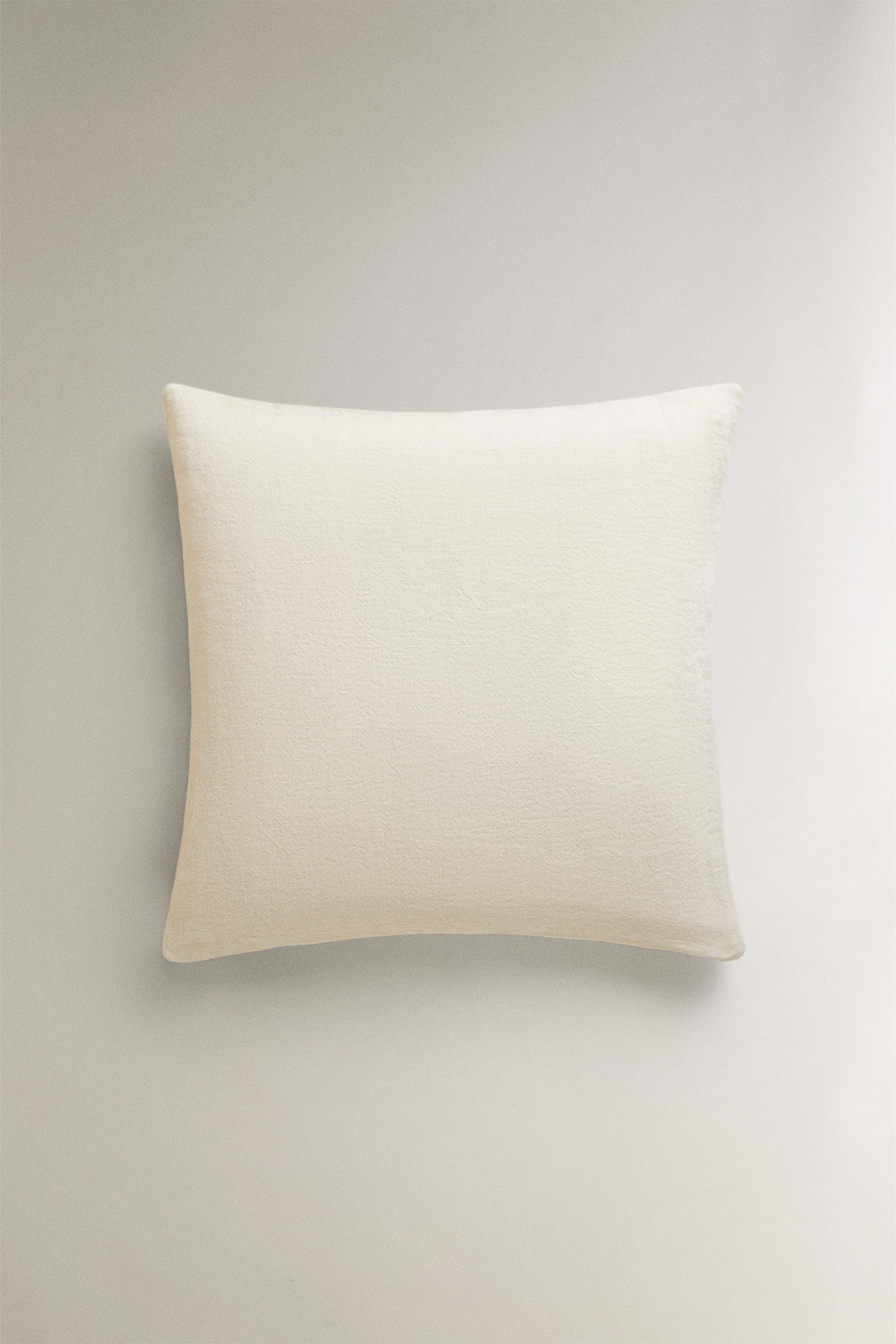 LINEN THROW PILLOW COVER