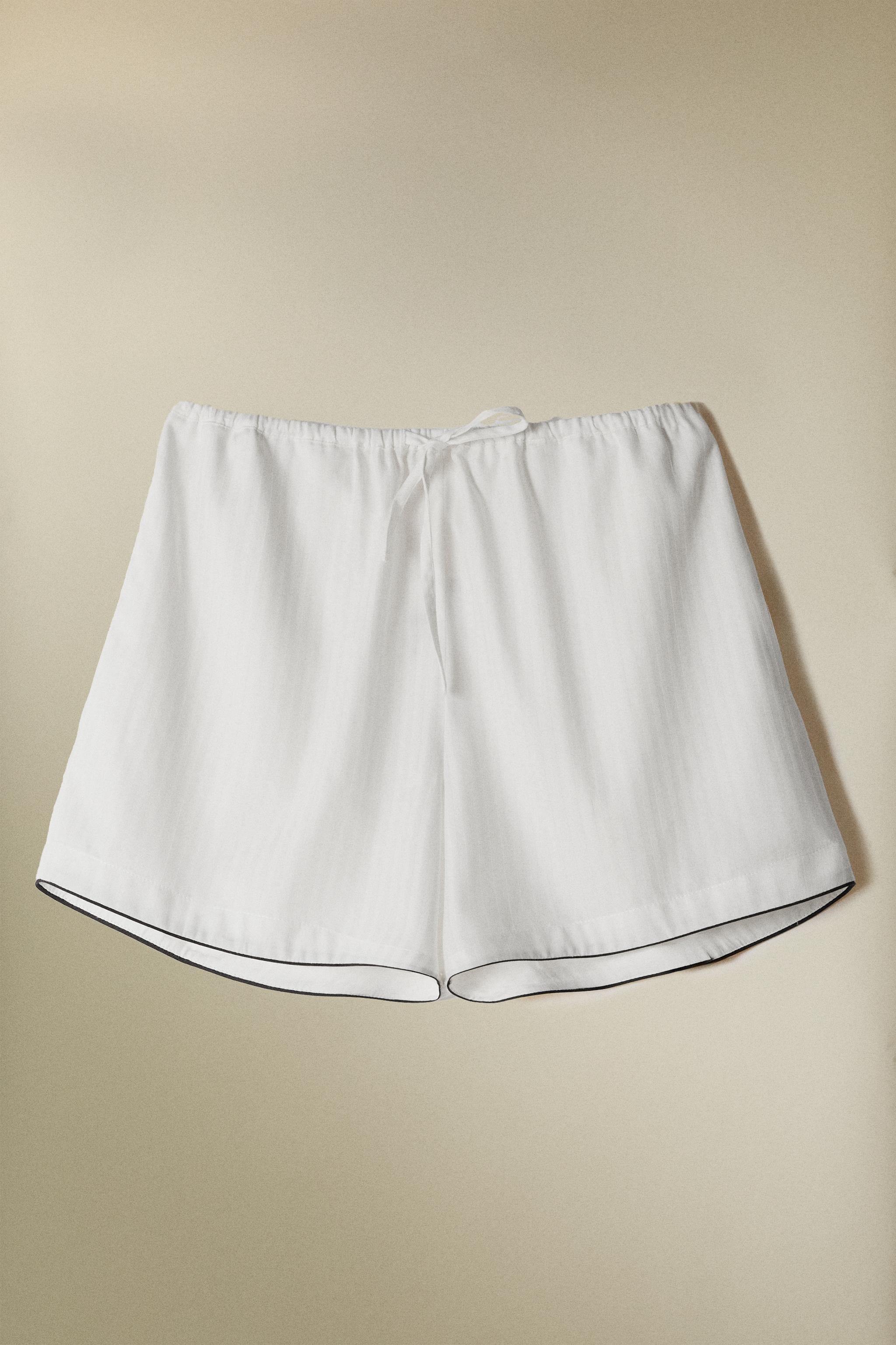 STRIPED JACQUARD SHORTS