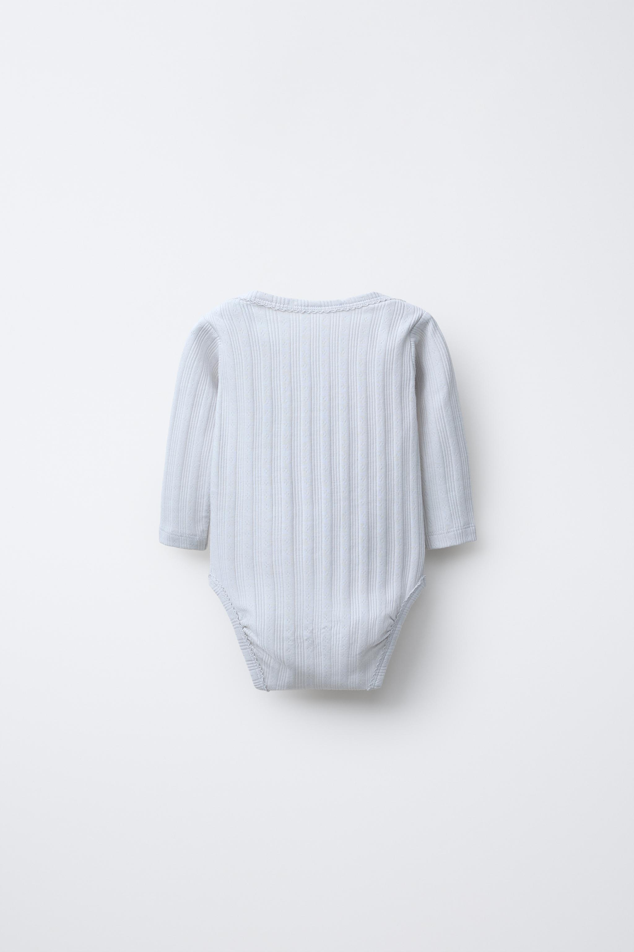 6 MONTHS-3 YEARS/ THREE-PACK OF LONG SLEEVE BODYSUITS