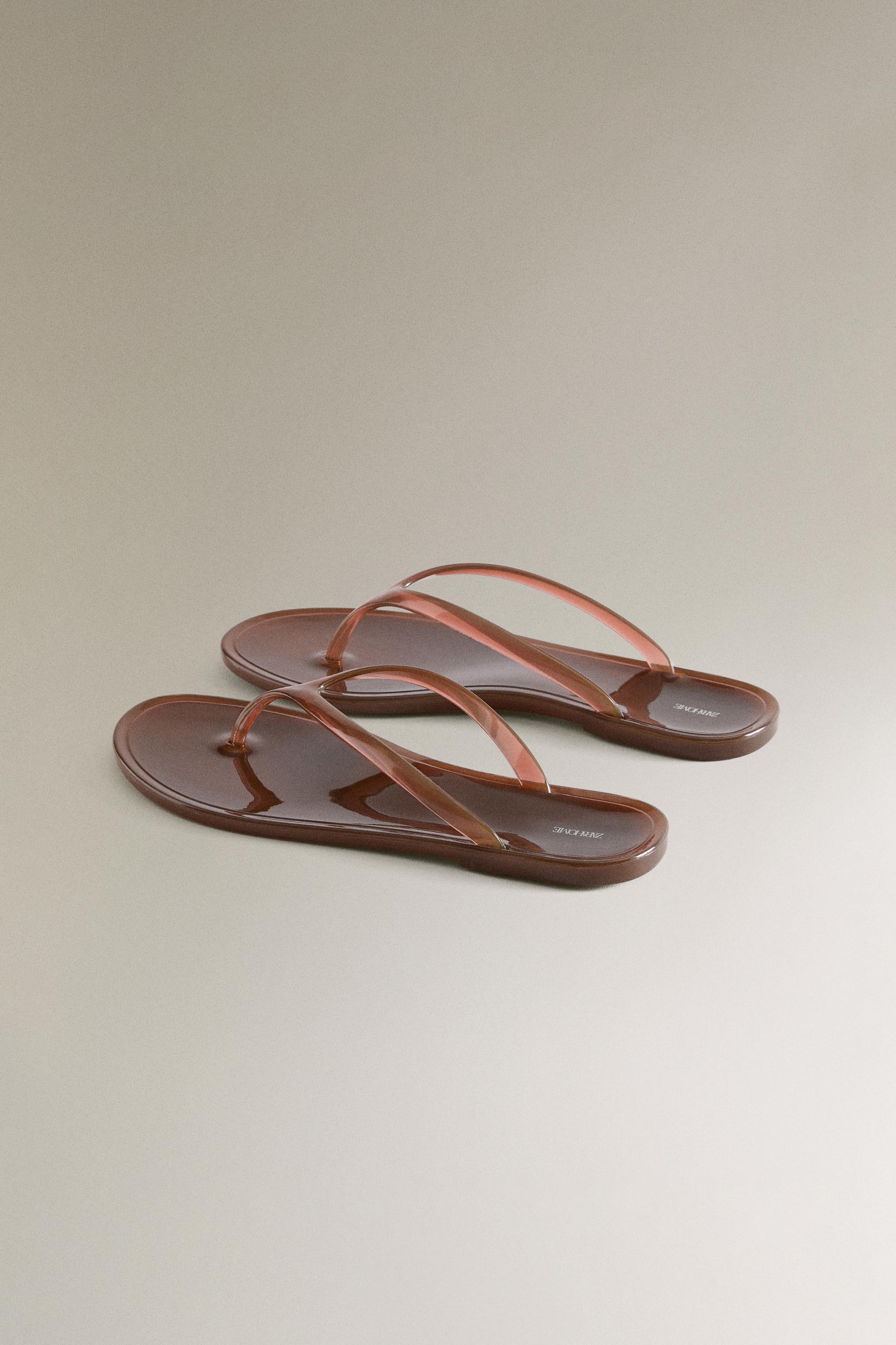 FLAT JELLY SANDALS