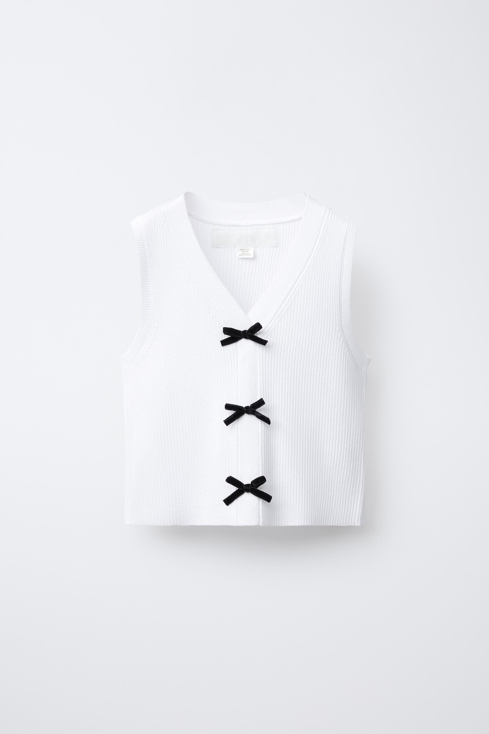 BOW KNIT VEST
