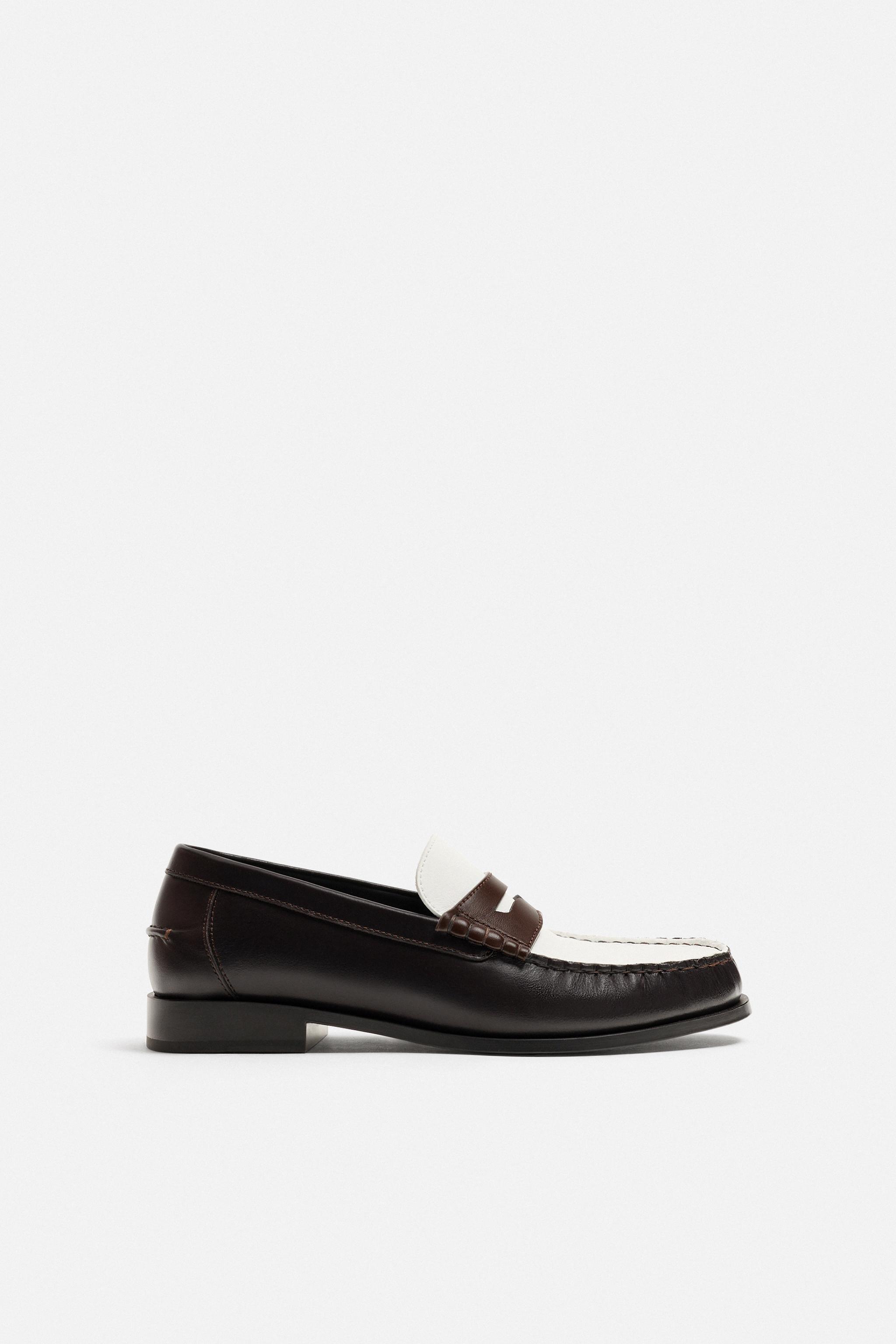 LEATHER PENNY LOAFERS