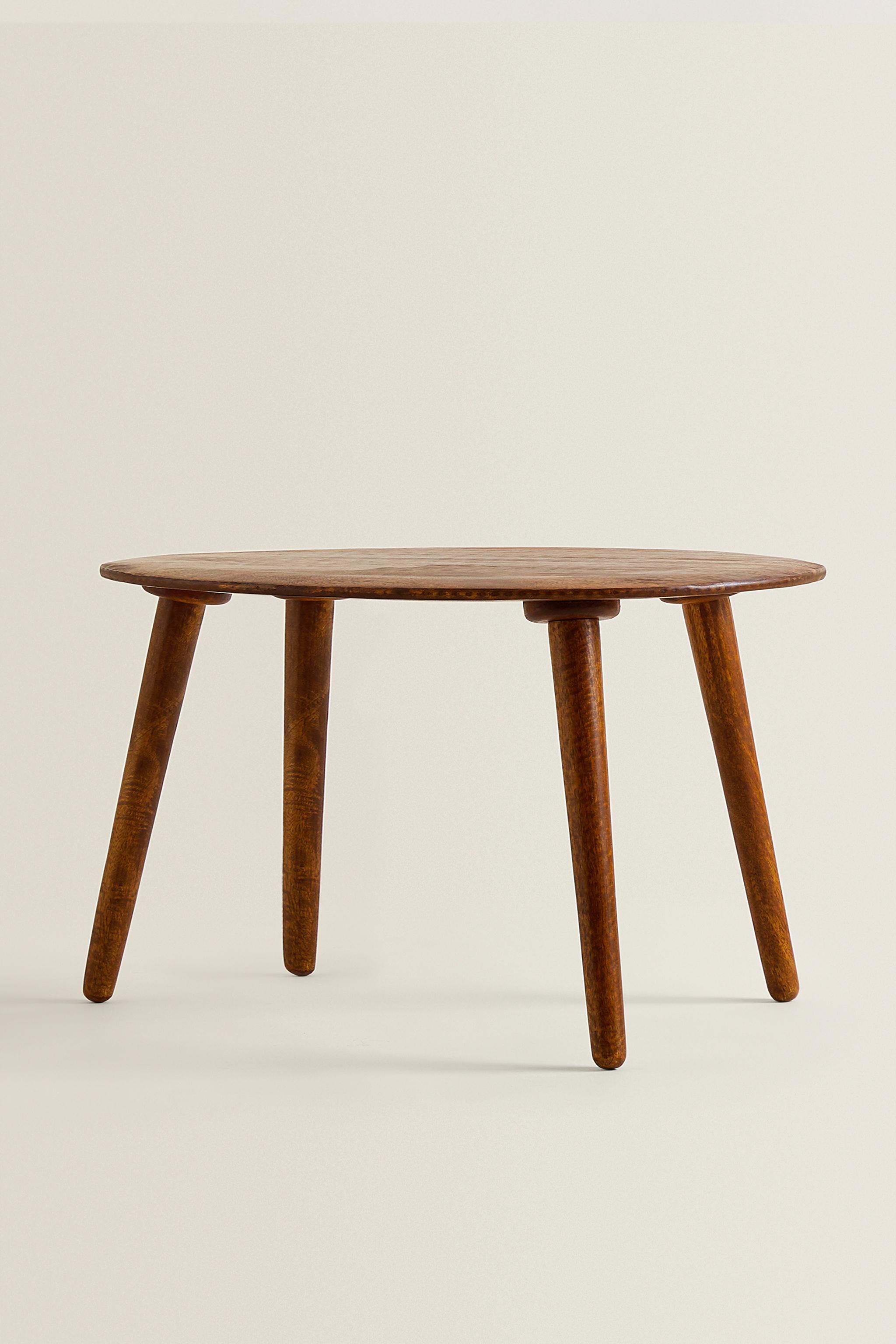 BEVELED WOODEN COFFEE TABLE