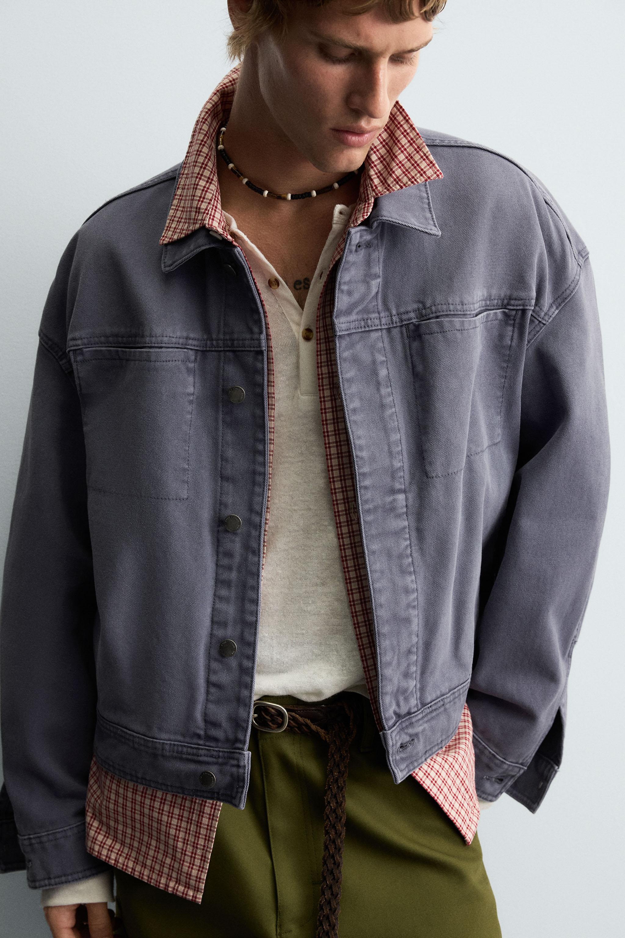 WASHED BOXY FIT JACKET