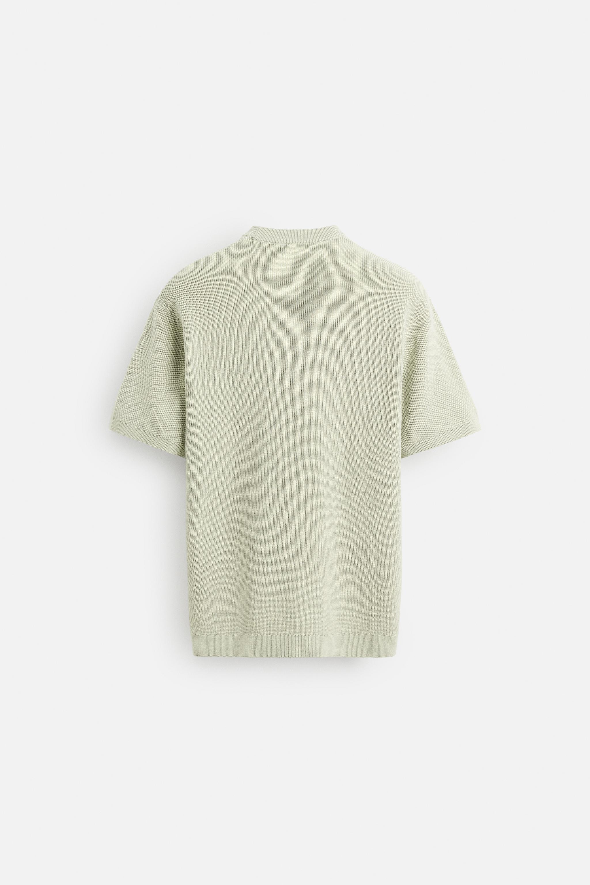 PURL KNIT T-SHIRT