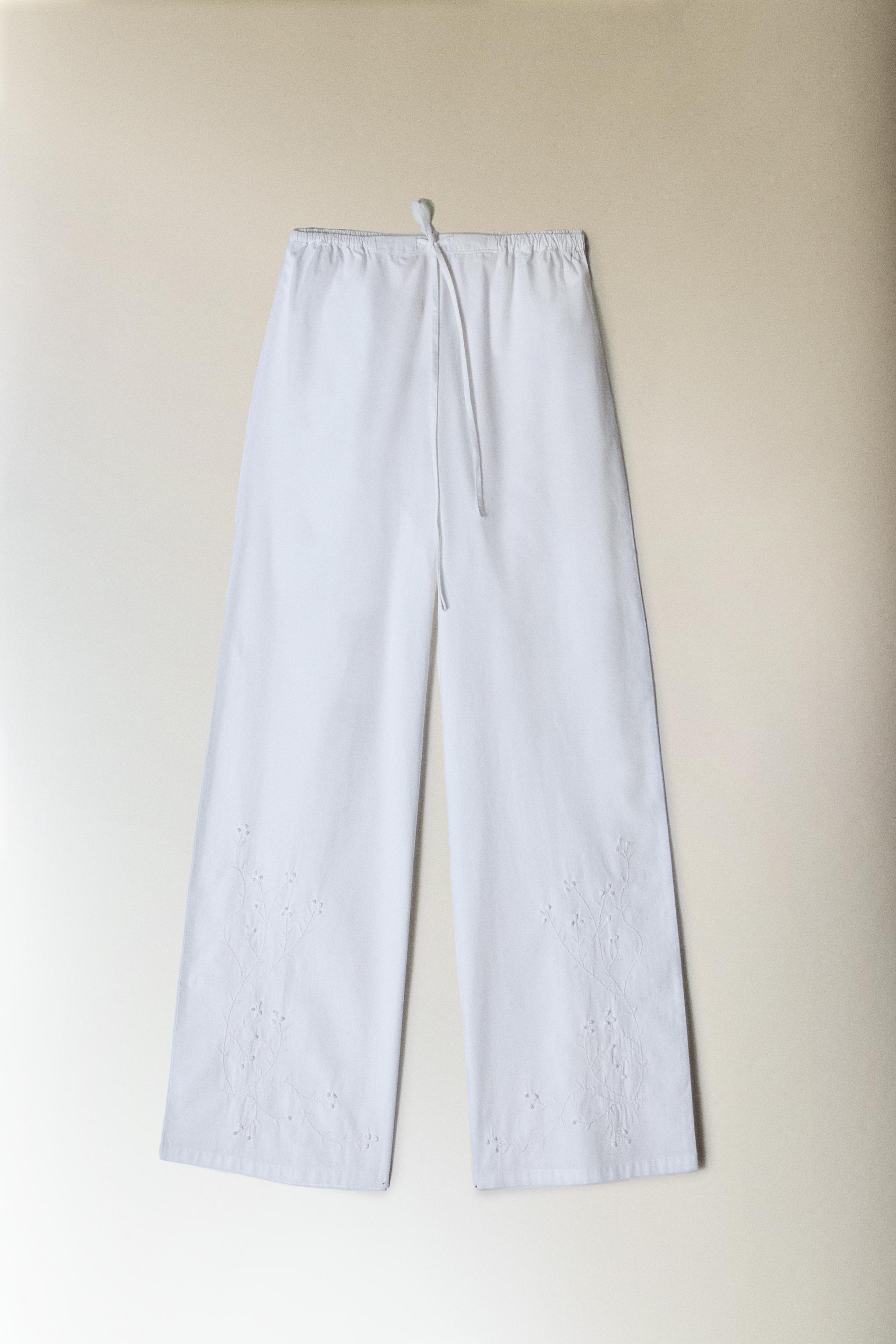 LONG PANTS WITH EMBROIDERY
