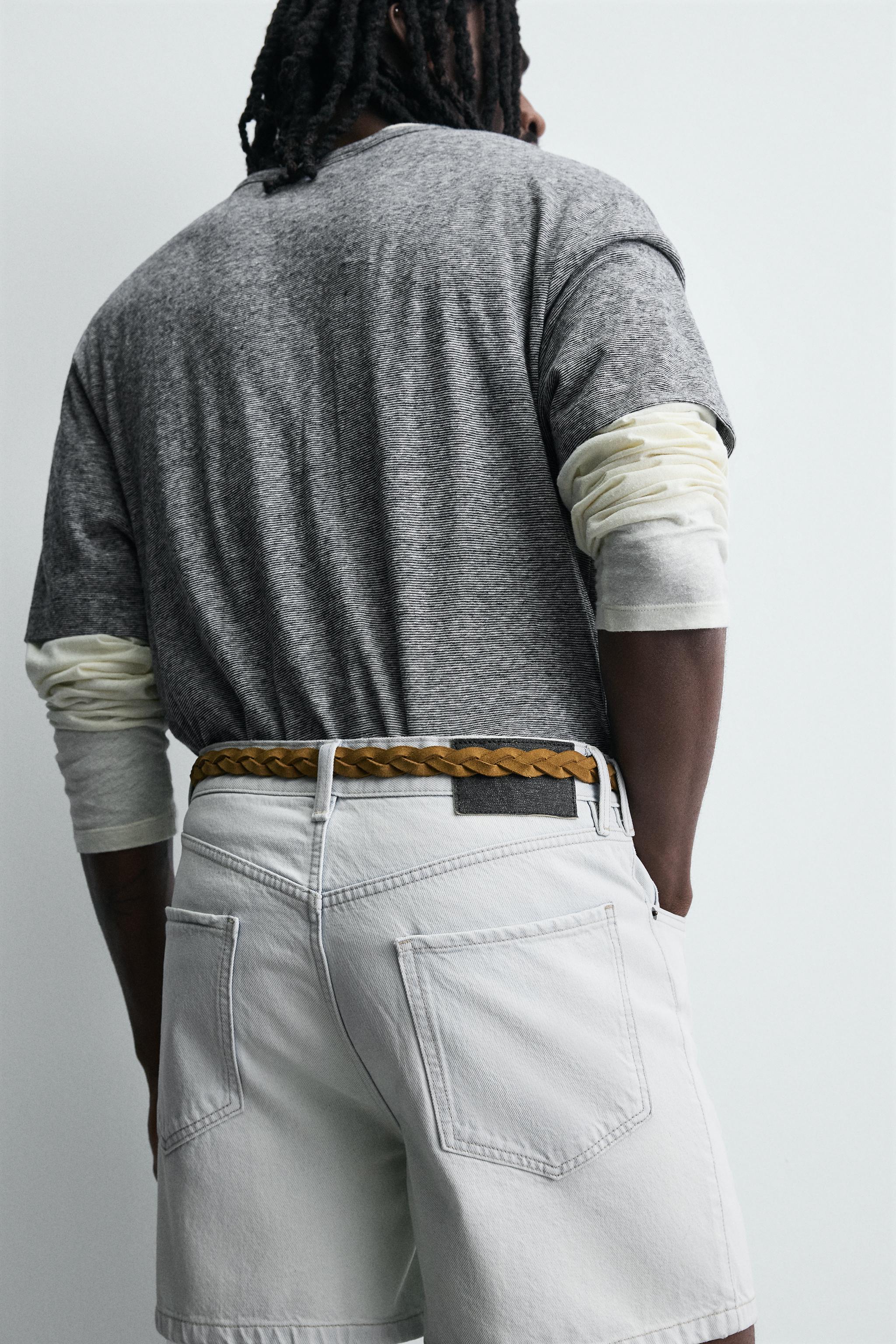 REGULAR FIT DENIM SHORTS