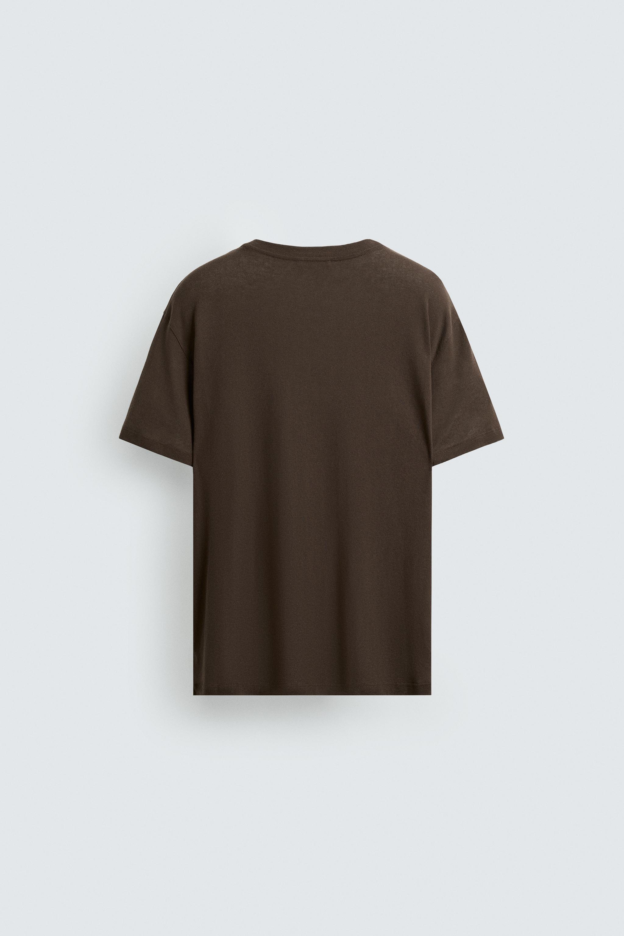 TEXTURED COTTON T-SHIRT