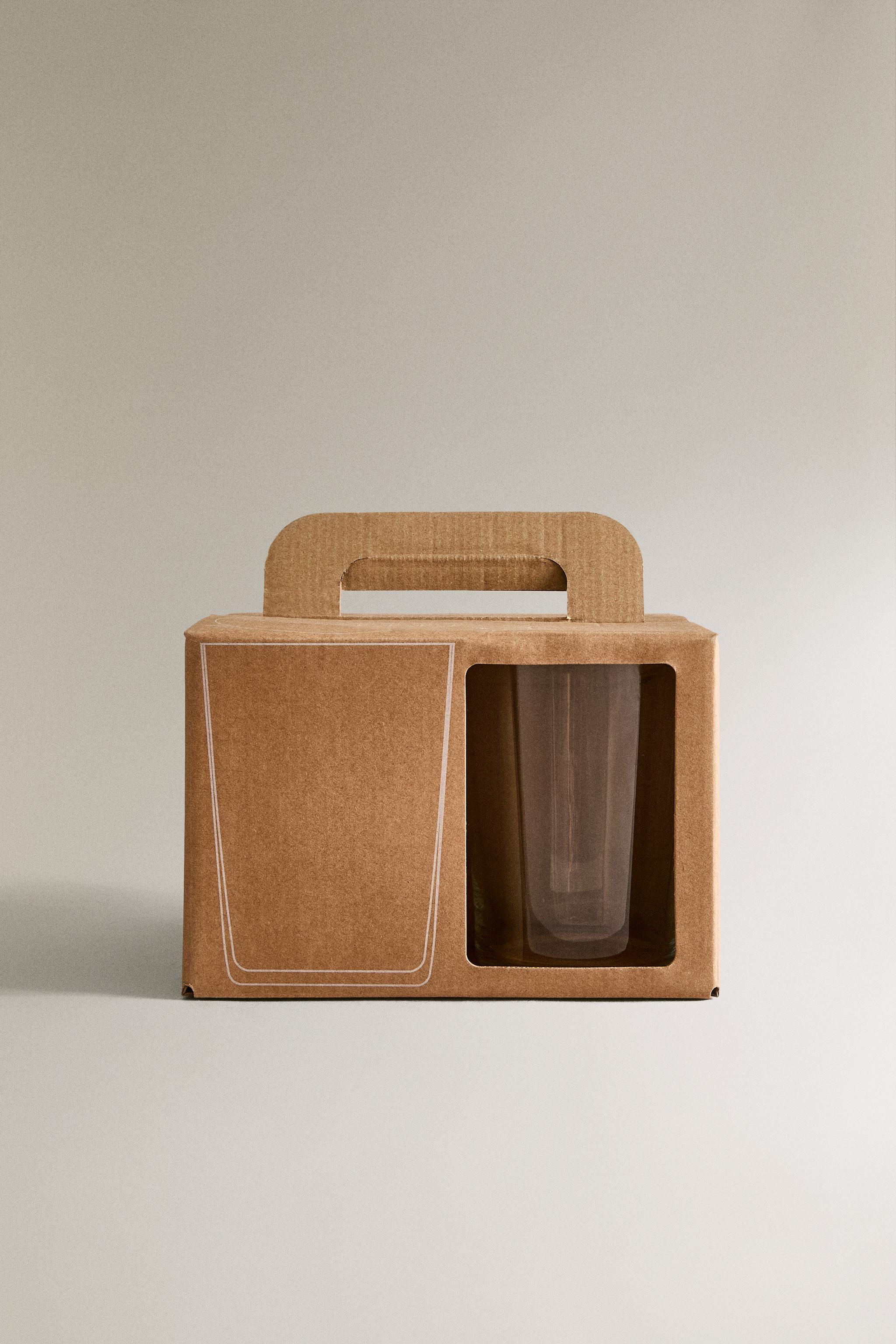 SET OF TALL GLASS TUMBLERS (SET OF 4)